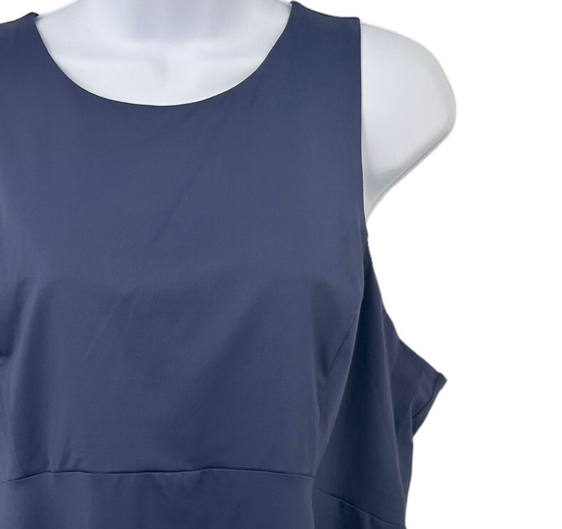 Ocean + Coast Dress Womens Size XL Troop Blue Outdoor Moisture Wicking UPF UV 30