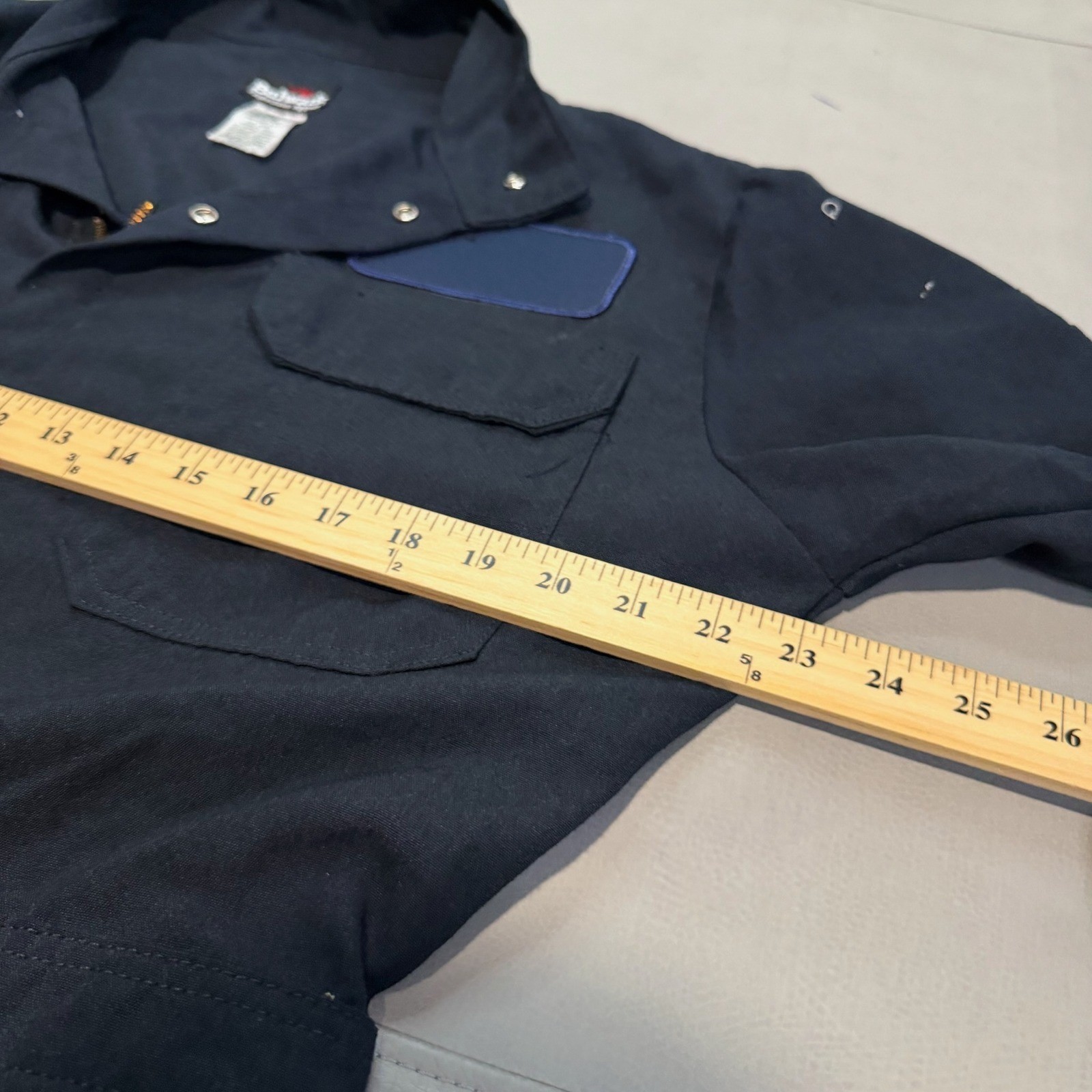 Bulwark FR Flame Fire Resistant Coverall Navy Nomex IIIA Welder-38 Reg-7321