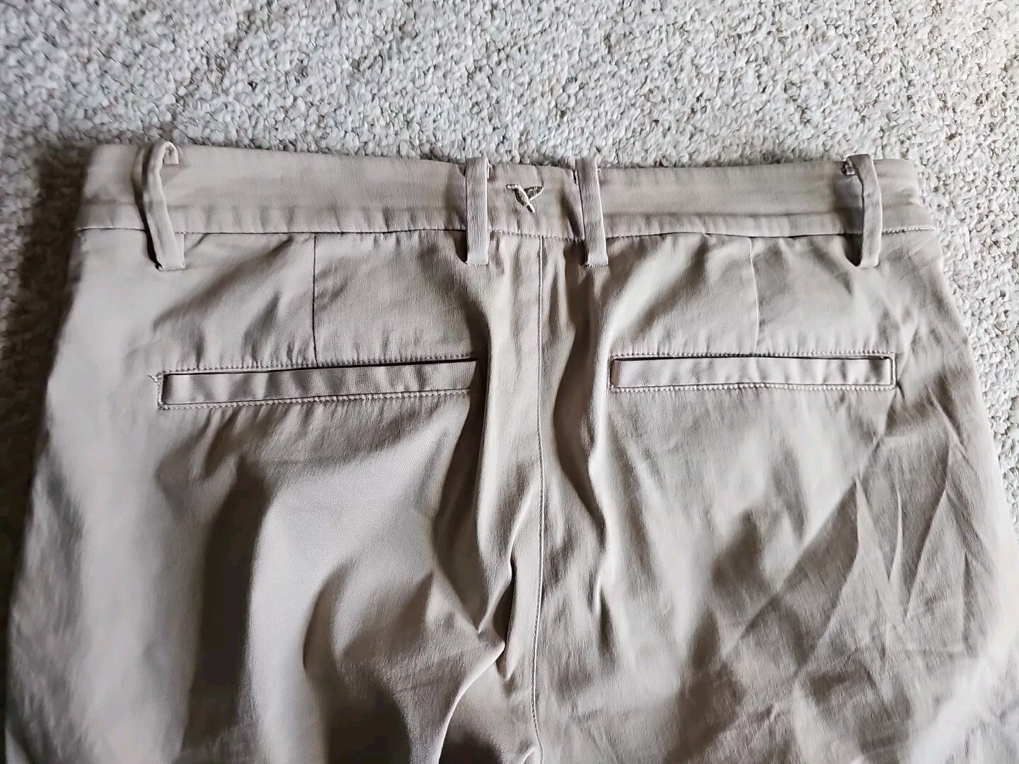 Bird Dogs Mens Chino Pants 32 X 34 LINED Khaki Cotton Nylon Elastane 8478