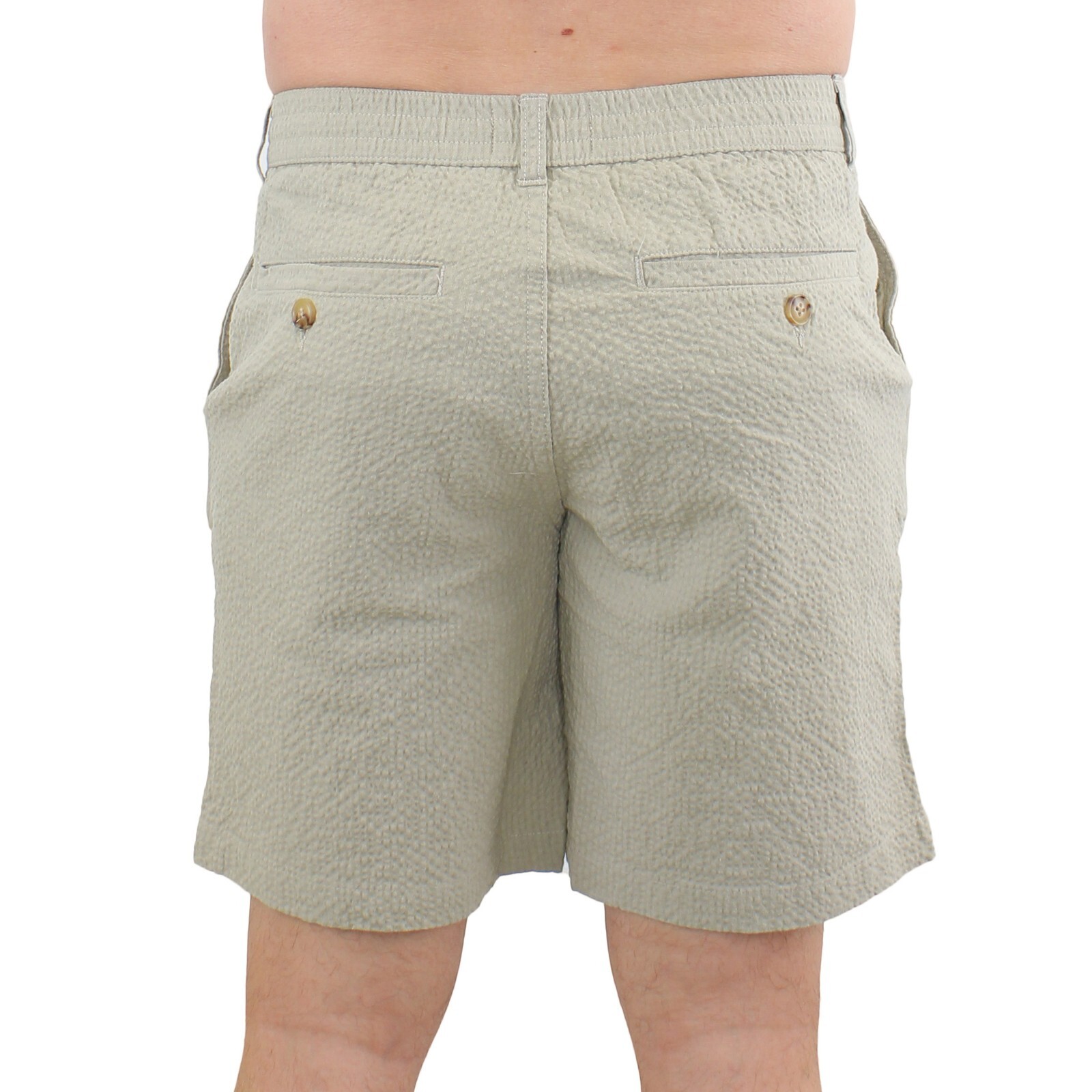 Taylor Stitch Men’s Easy Short Soft Organic Cotton Seersucker 8″ Inseam $98