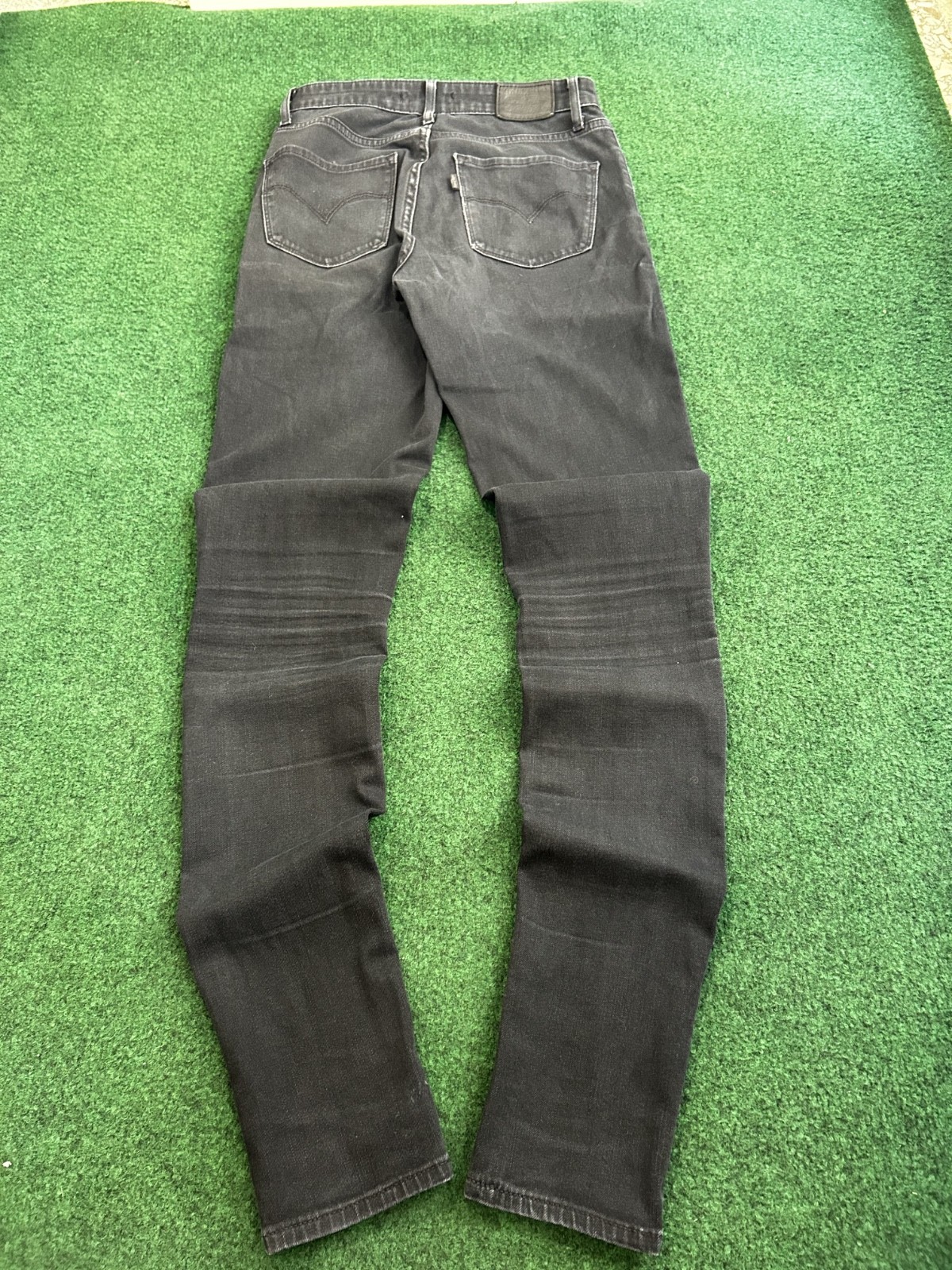 Levi’s Womens Jeans Skinny Fit Dark Grey Mid Waist Denim
