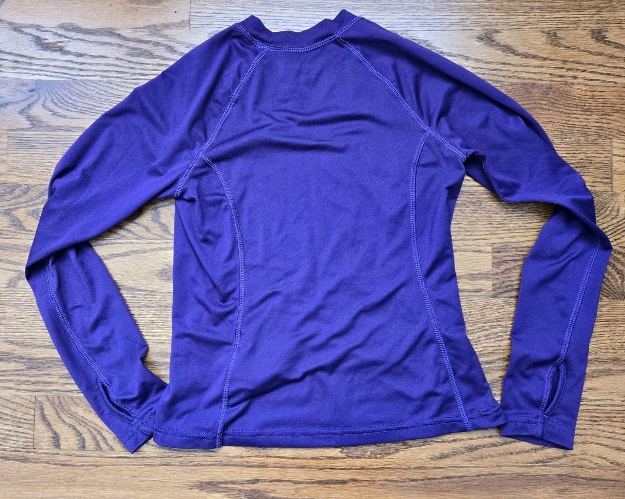 Lands’ End Long Johns Set Girls’ 6X-7 Thermal Base Layer Purple