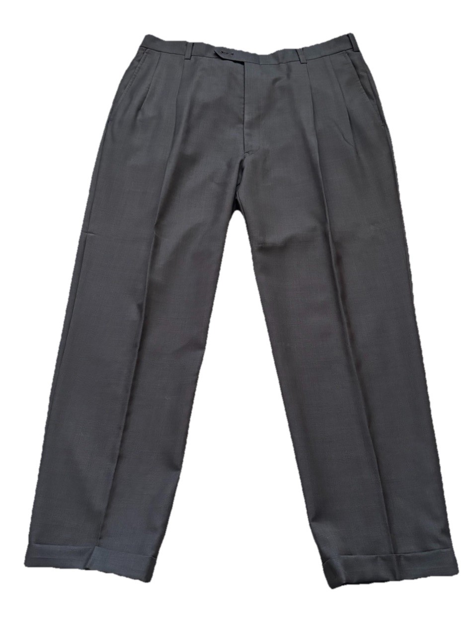 VTG 70s Hart Schaffner Marx Men’s Gray Wool 2pc Suit 42R 37/28 Made in USA