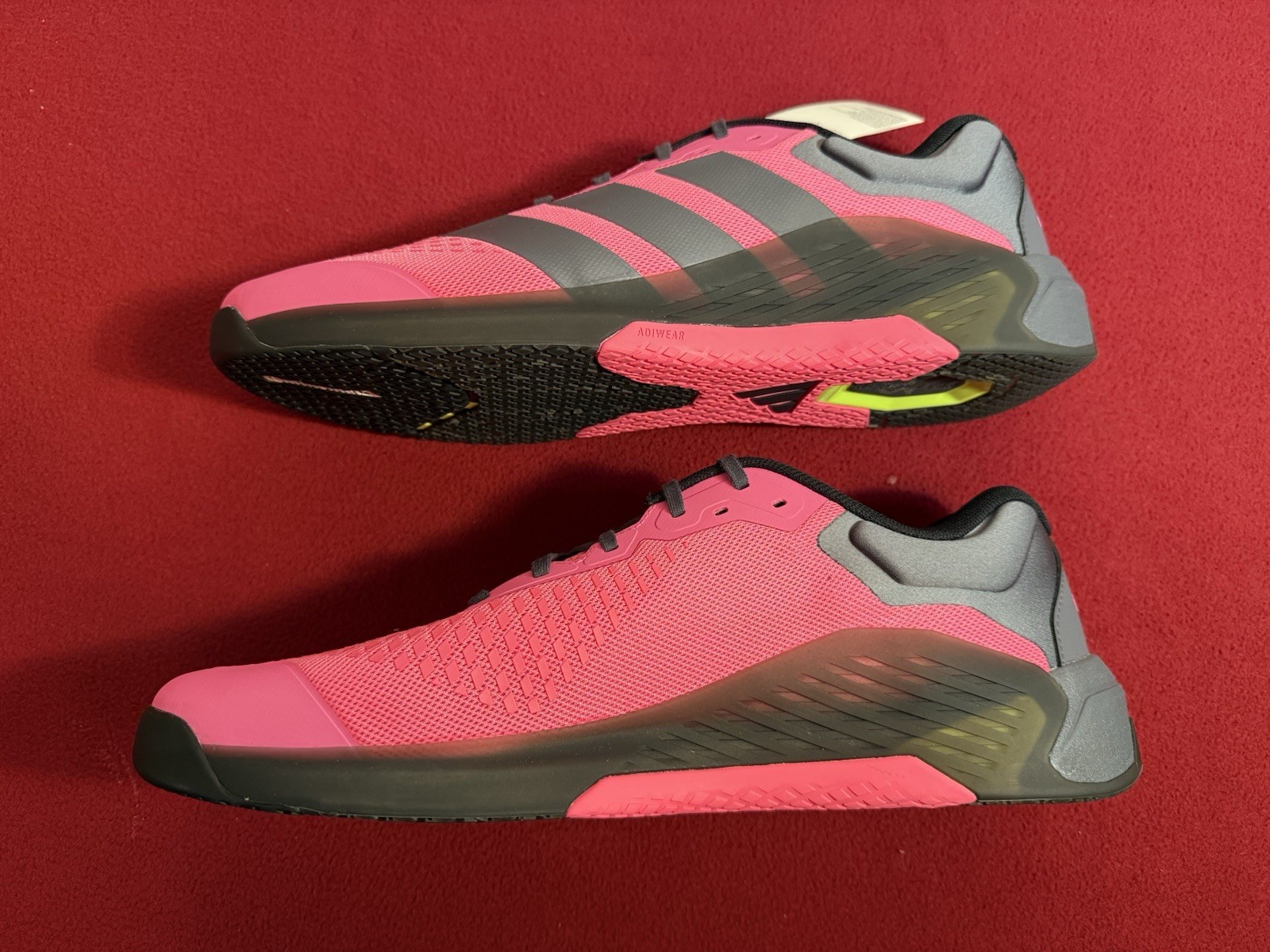 Adidas Dropset 4 Training Shoes Lucid Pink Black KI8460 Size 14 NEW