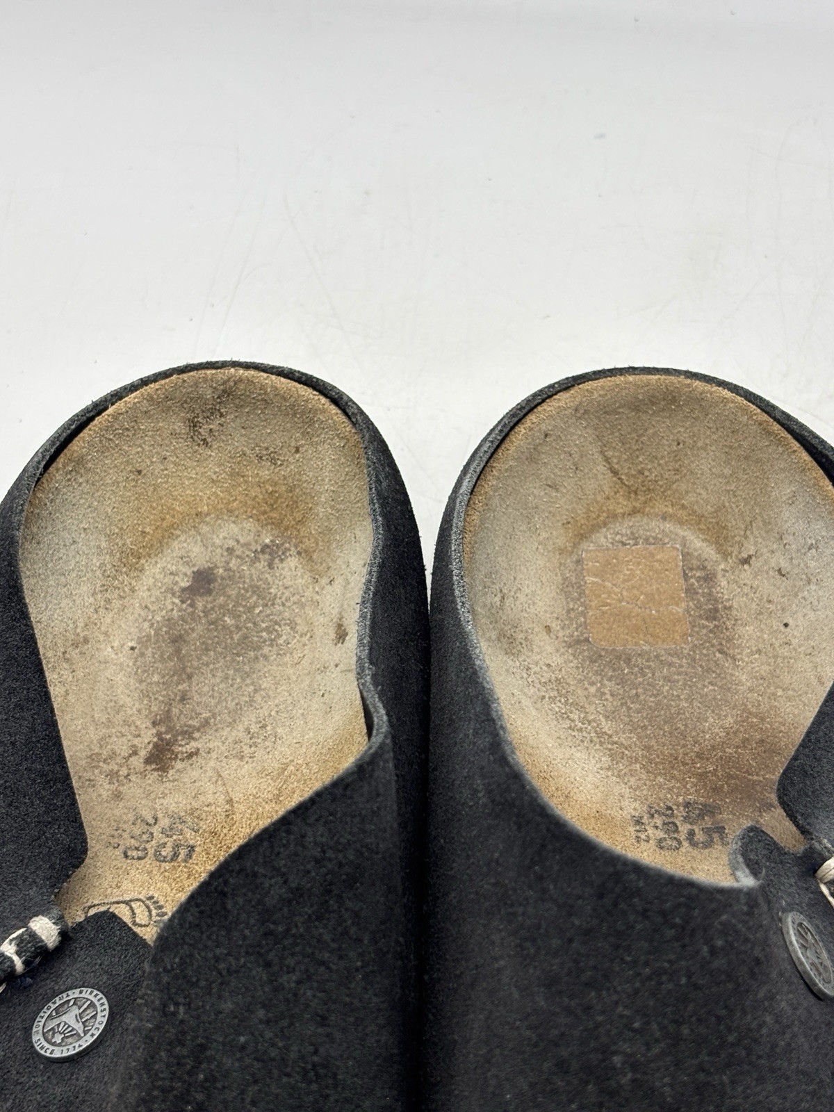 Birkenstock Zermatt Premium Suede Leather Clog Shoes Men’s size 12 EU 45 Black