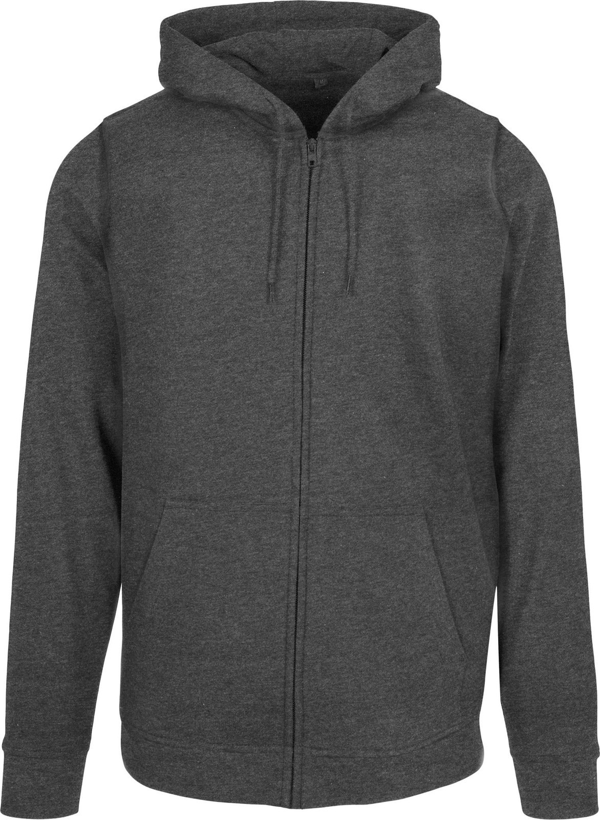 Build Your Brand Basic Basic zip hoodie – Hood, Set-in sleeve, Kangaroo pocket