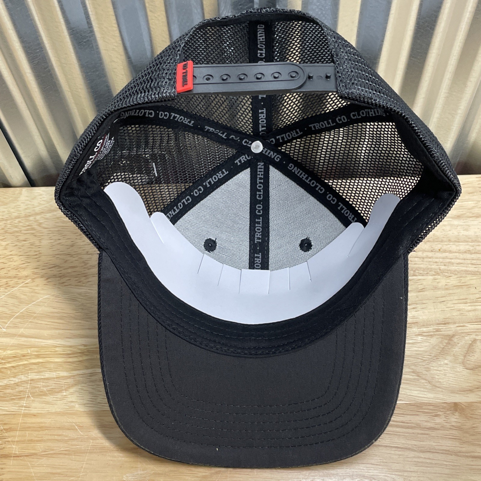 Troll Co. Dirty Hands Clean Money Curved Brim Hat Cap Black NEW