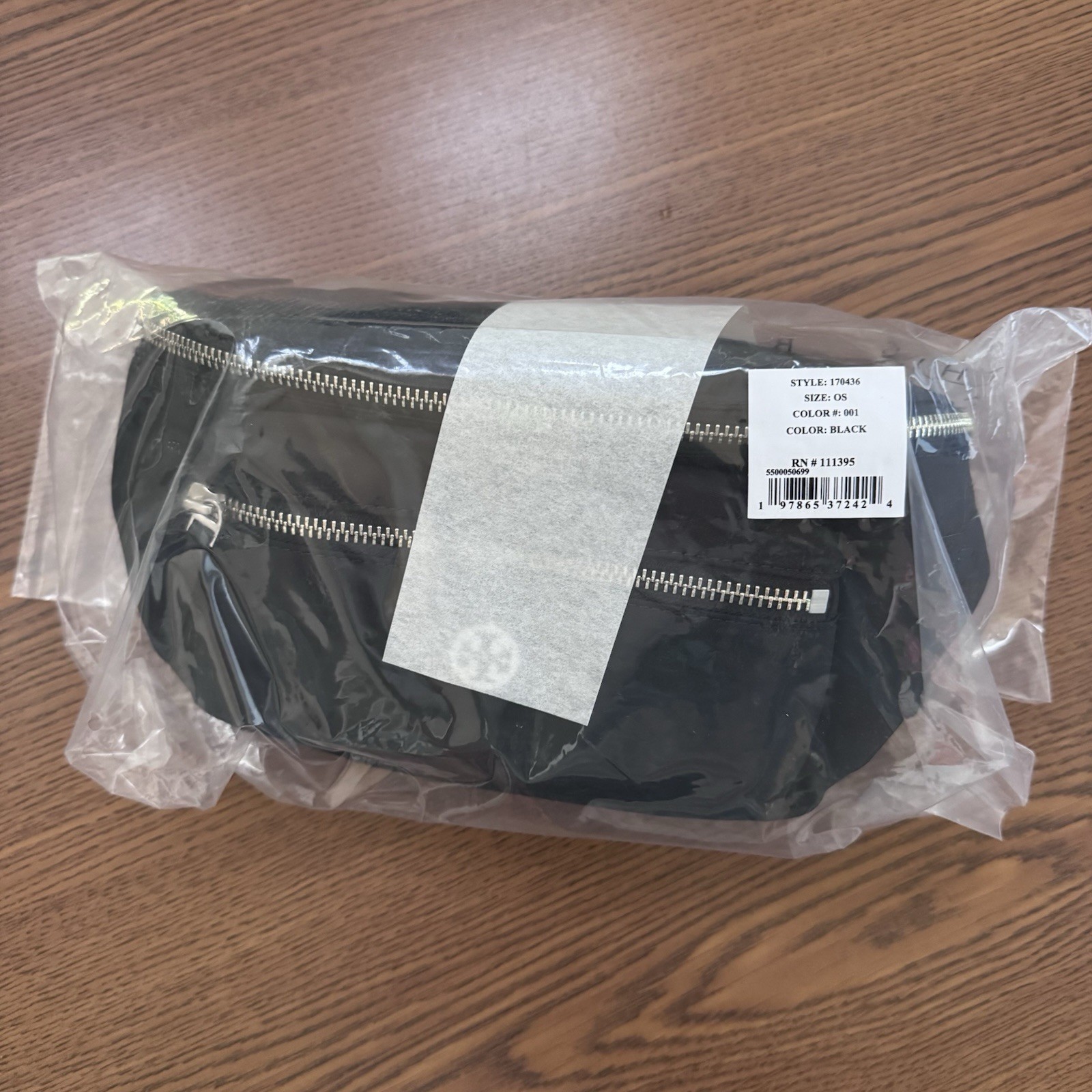 NWT Tory Burch 170436 Nylon Belt Bag Black Fanny Pack Waist Zip Crossbody