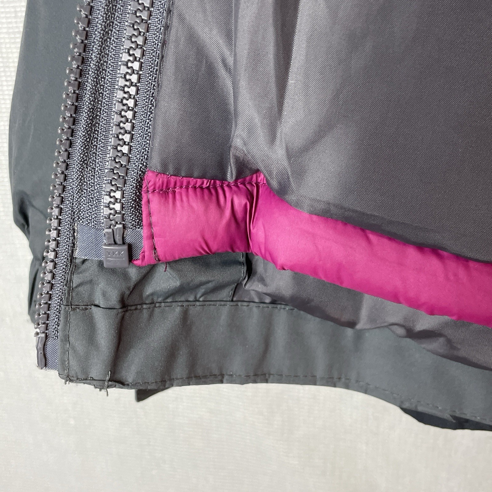 Port Authority Jacket Womens Medium Soft Shell Full Zip Faux Fur Lining Hooded