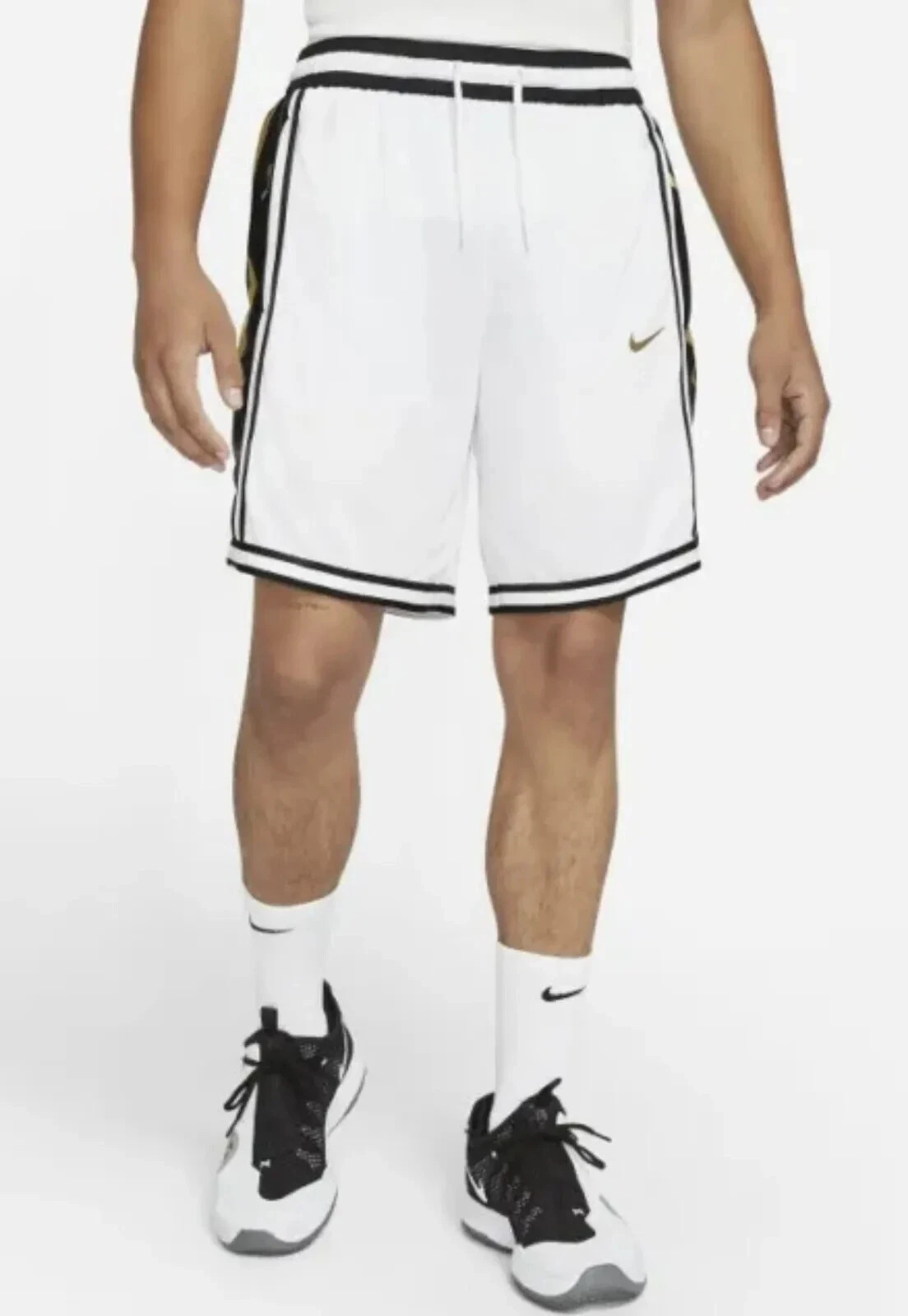 Nike DNA Basketball Chains Shorts White Black Men’s Sizes S, L, XL CV1897-100