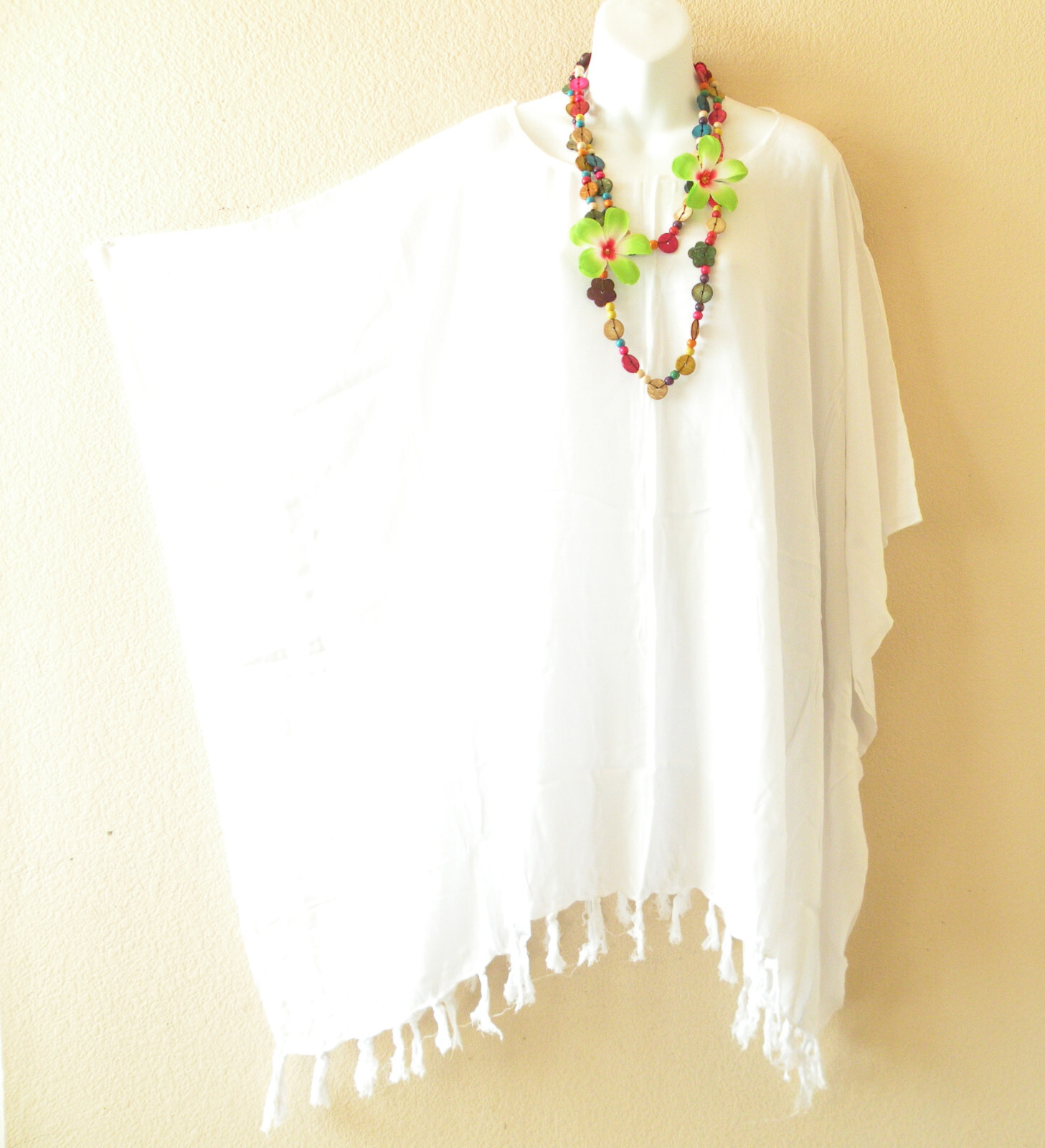 KG91 Plain Solid Batwing Plus Kaftan Poncho Hippy Women Blouse Top – Up to 5X