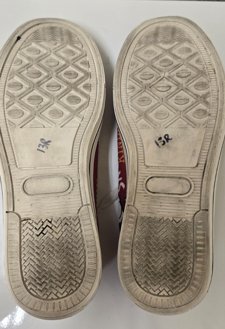 “Snoopy Kinda Girl,” Sneakers – Red with UNIQUE design