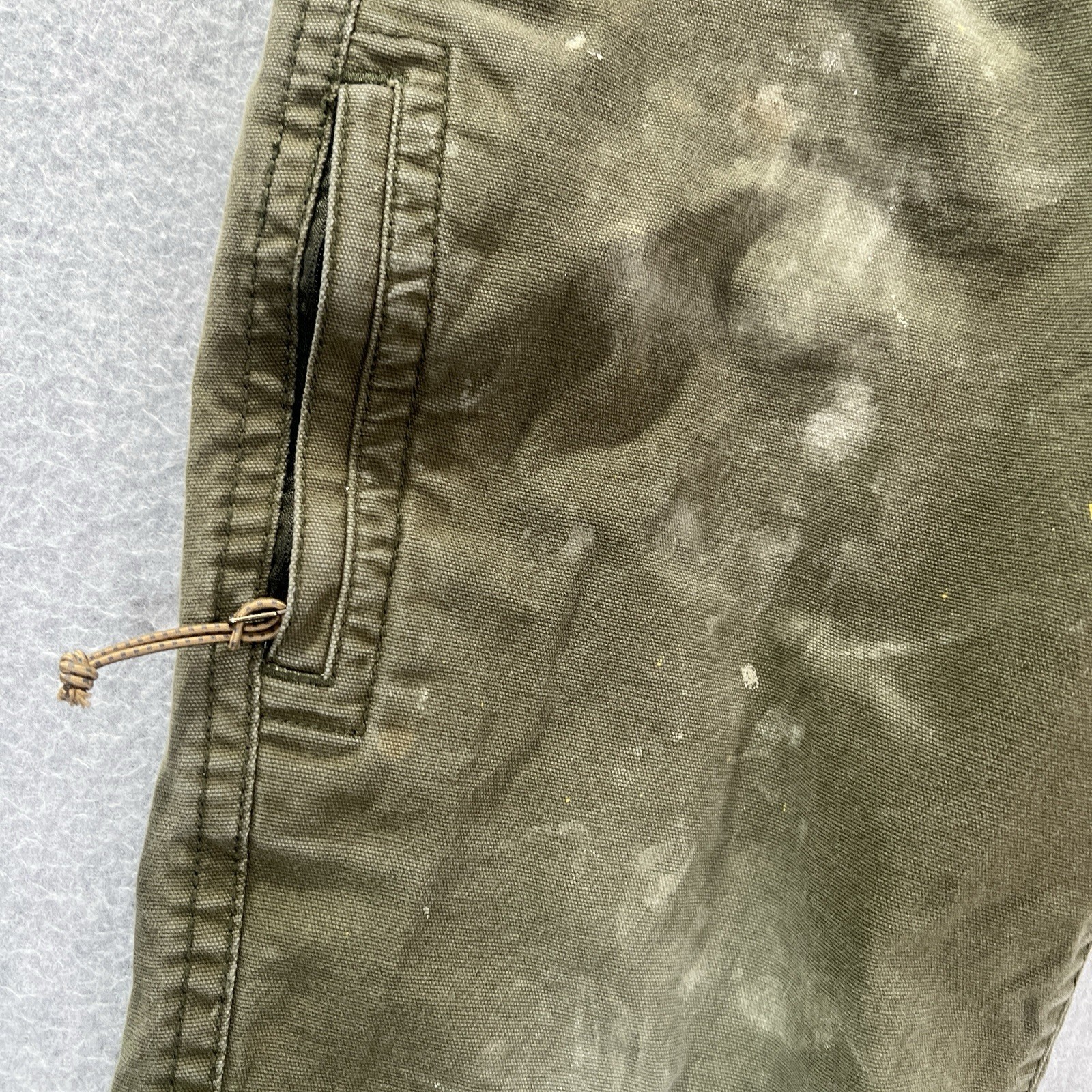 Legendary Outfitters Pants Men 34×30 fits 34×28 Green Canvas Utility Workwear