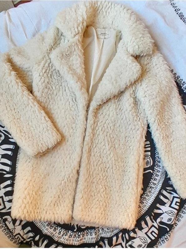 Women American Vintage Coat White Eco-fur 32 / XXS