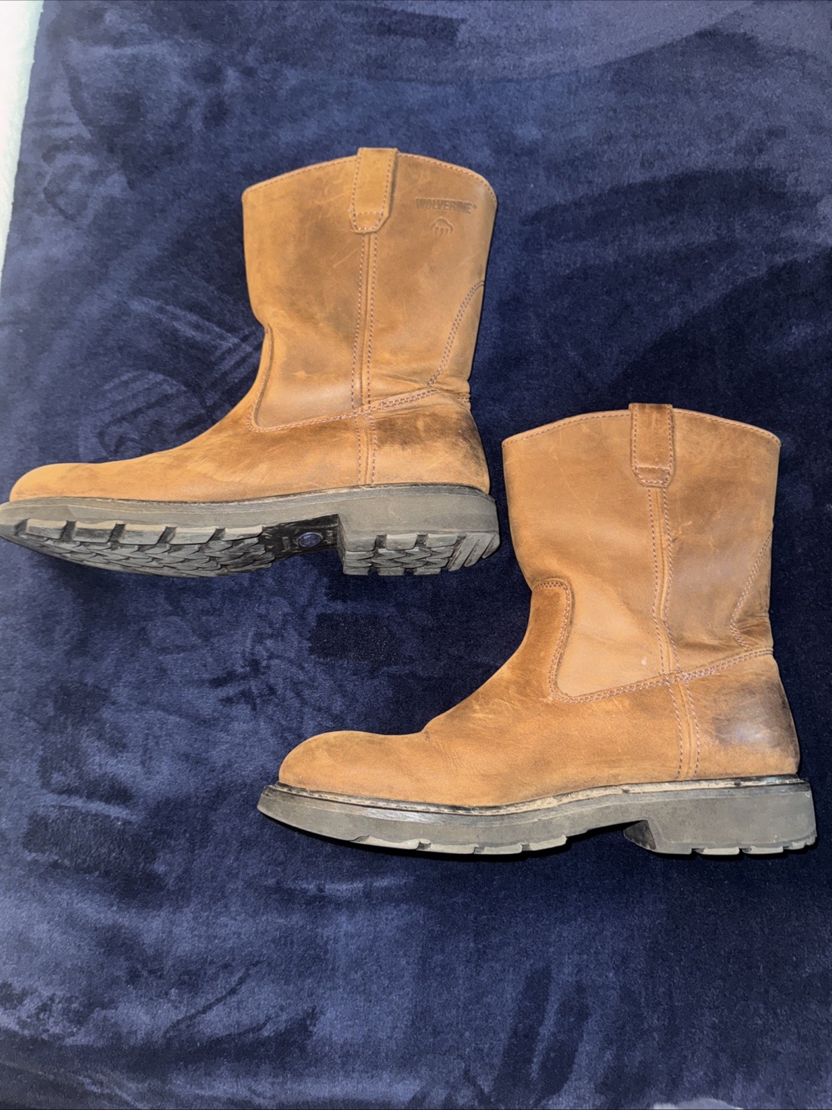 Wolverine Men’s 10in. Slip-Resistant Wellington Work Boots# W04727 Size 12