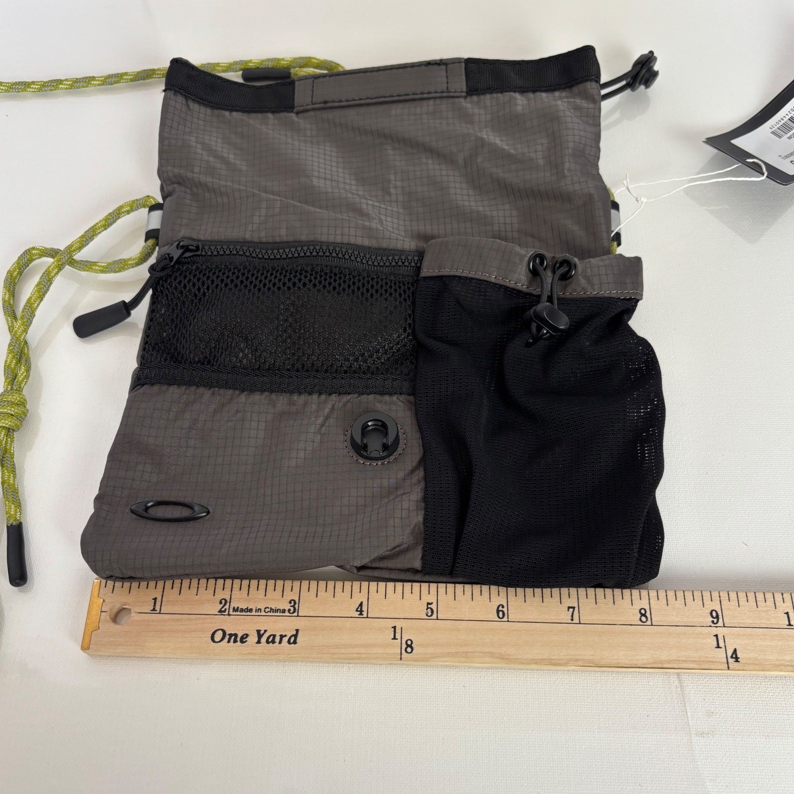 Oakley Reserve Pouch Granite Gray Ripstop Crossbody Bag NEW Outdoors