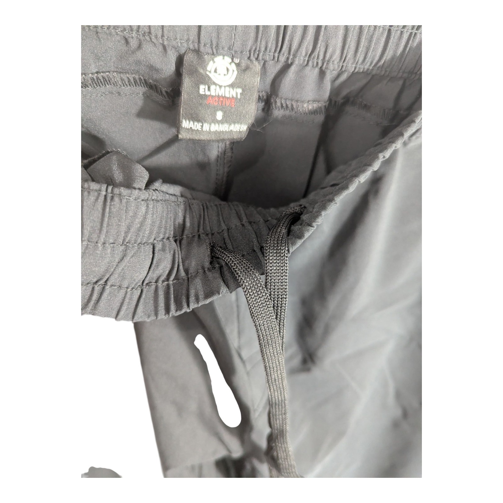 Element Skateboarding Joggers Y2k Pants Mens size Small Black Skater Zip Pockets