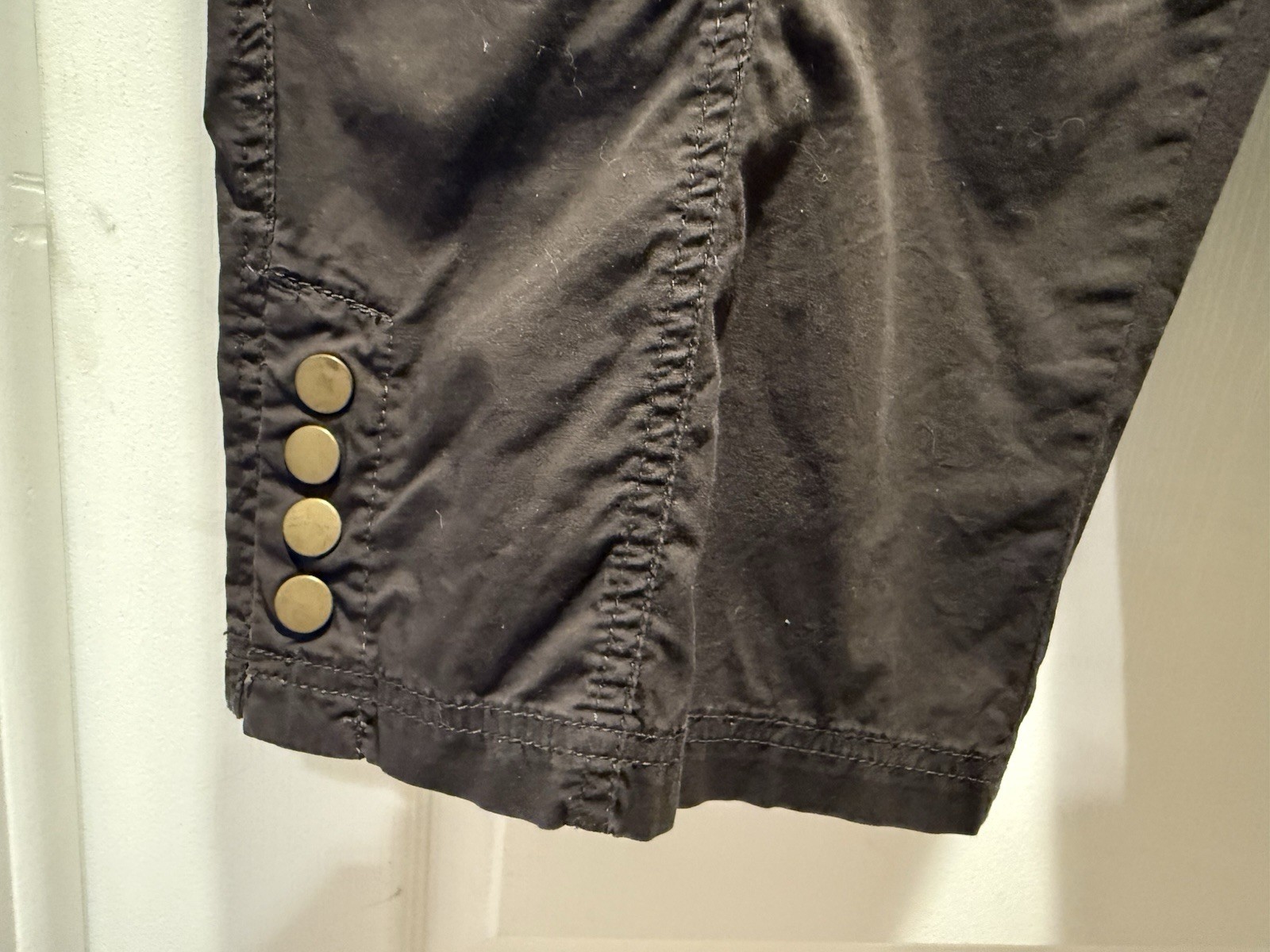 Style & Co Womens Brown Stretch Capri Pants Size 14