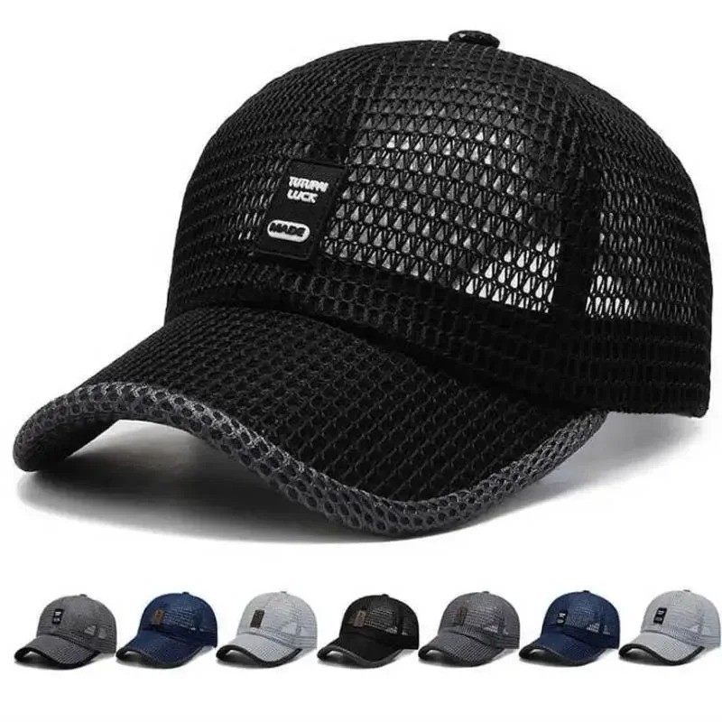 Men’s Breathable Mesh Baseball Cap Summer Outdoor Hat Trucker Cap Gym Fun Gift