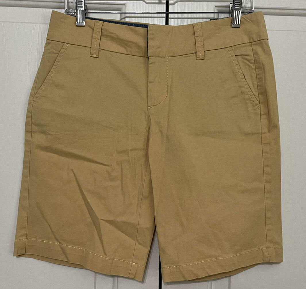 NWT Bass size 4 sahara sun bermuda shorts womens