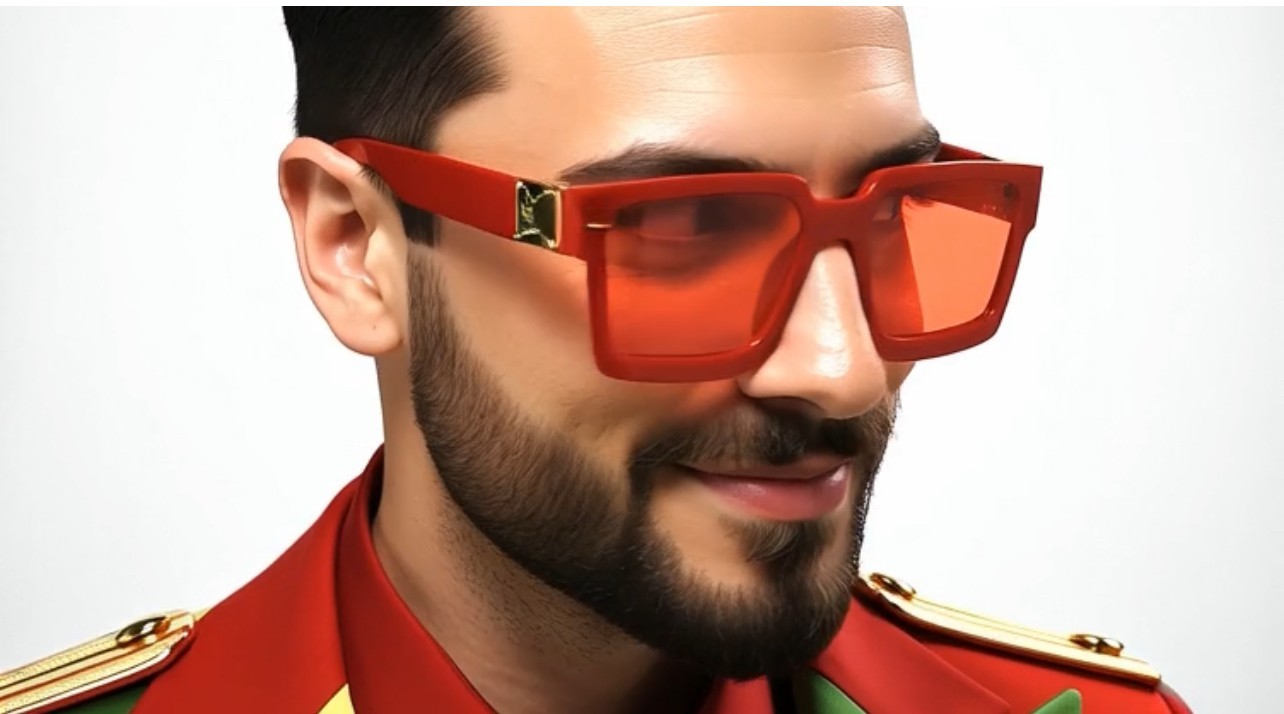 GAZELLE SQUARE SPORT SUNGLASSES OVERSIZED RUN DMC HIP HOP RETRO DESIGNER CLASSIC