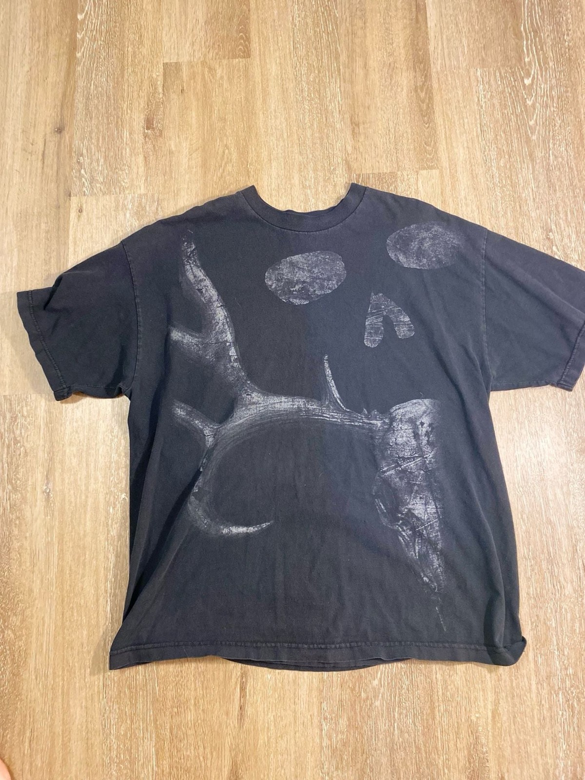 Vintage Alstyle Apparel Deer Skull Graphic Tee – Size XL