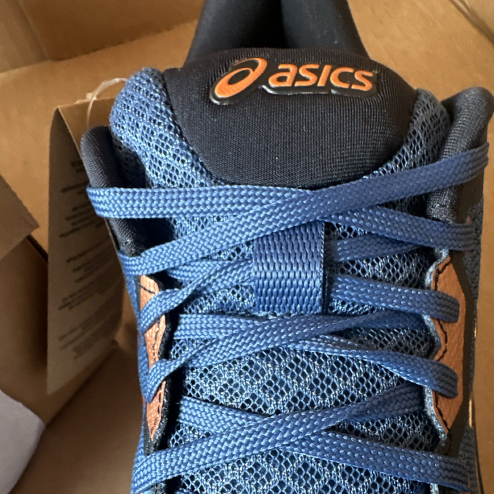 ASICS Ezeride Men’s Low Top Lace-Up Running Sneakers Blue/Bronze 1011B788-400 s9