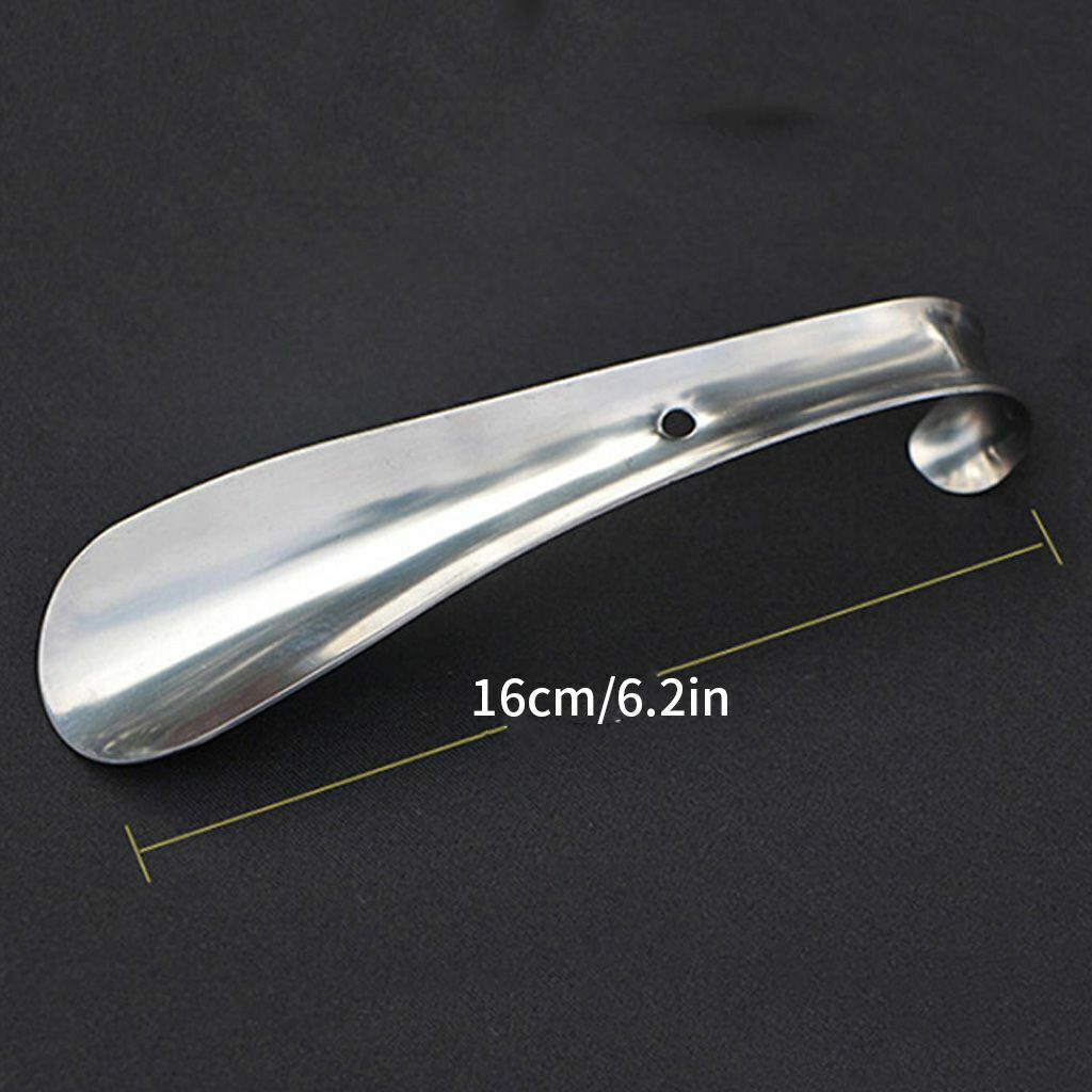 2Pcs Extra Long Handle Shoe Horn Stainless Steel Metal Shoes Remover Shoehorn US