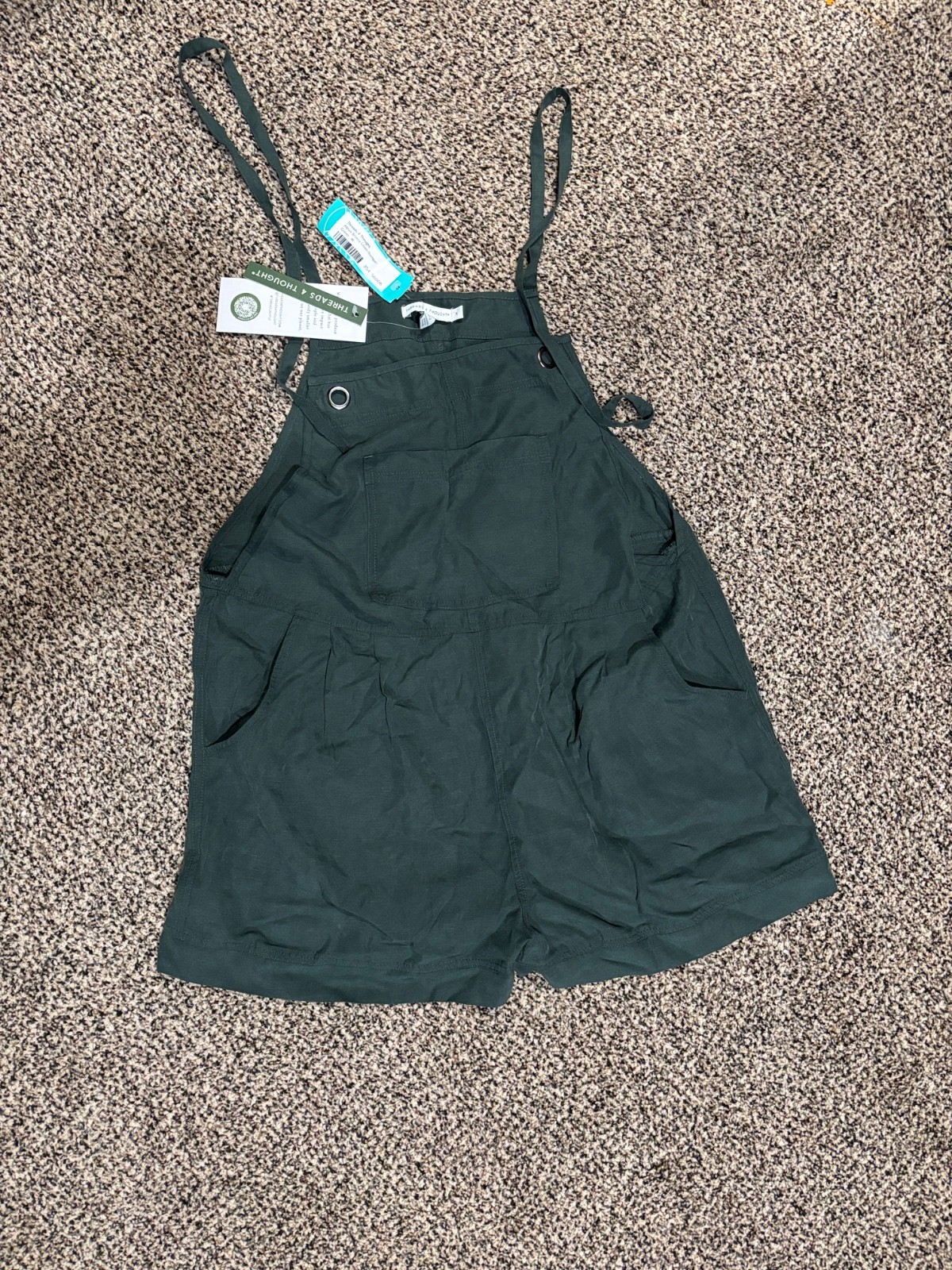 Threads 4 Thoughts green romper shorts