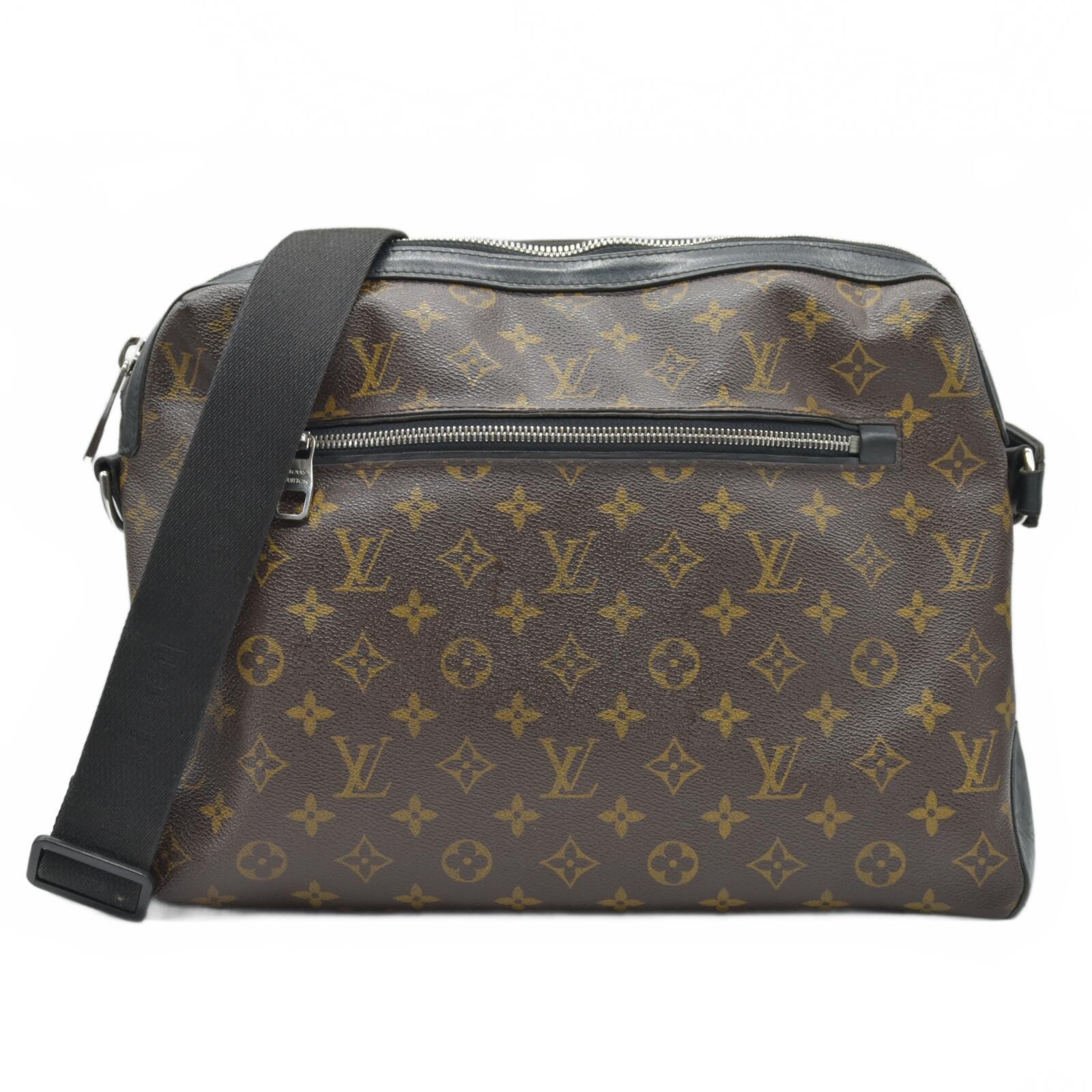 $1650 2014 LOUIS VUITTON Monogram Macassar Torres Messenger SR0174