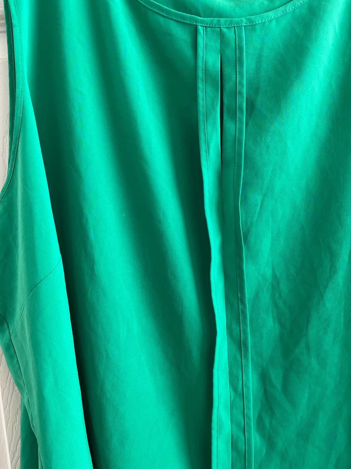 calvin klein green sleeveless blouse size 3x