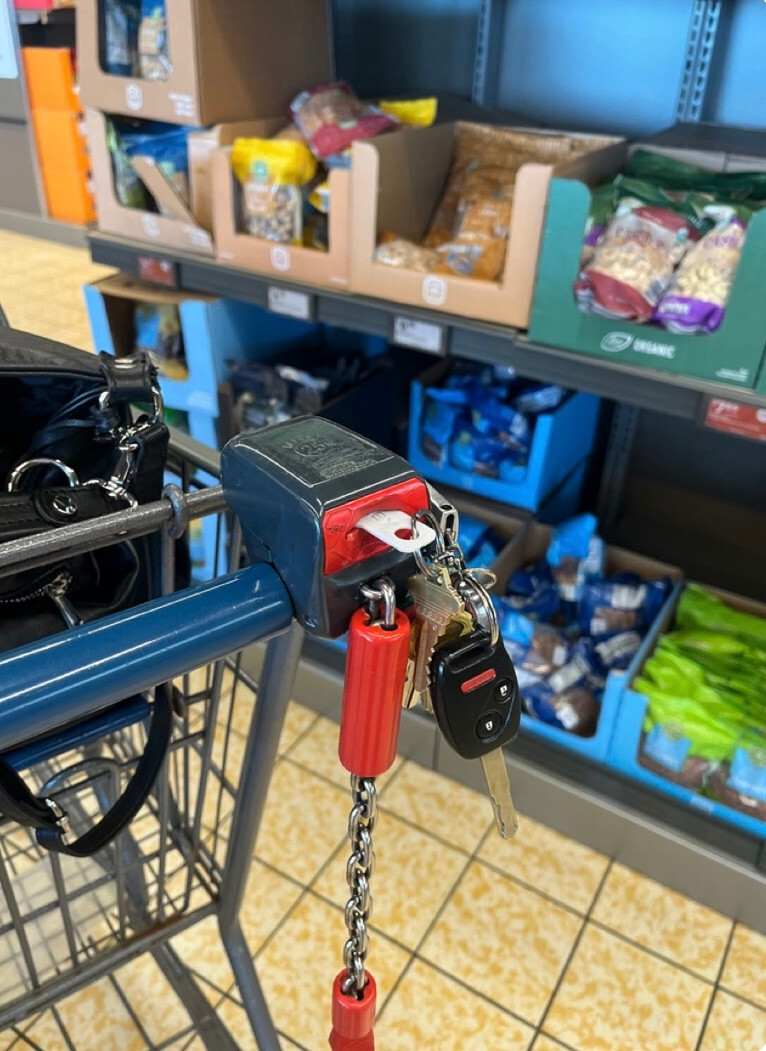 Aldi Cart Key – U.S. Quarter Size