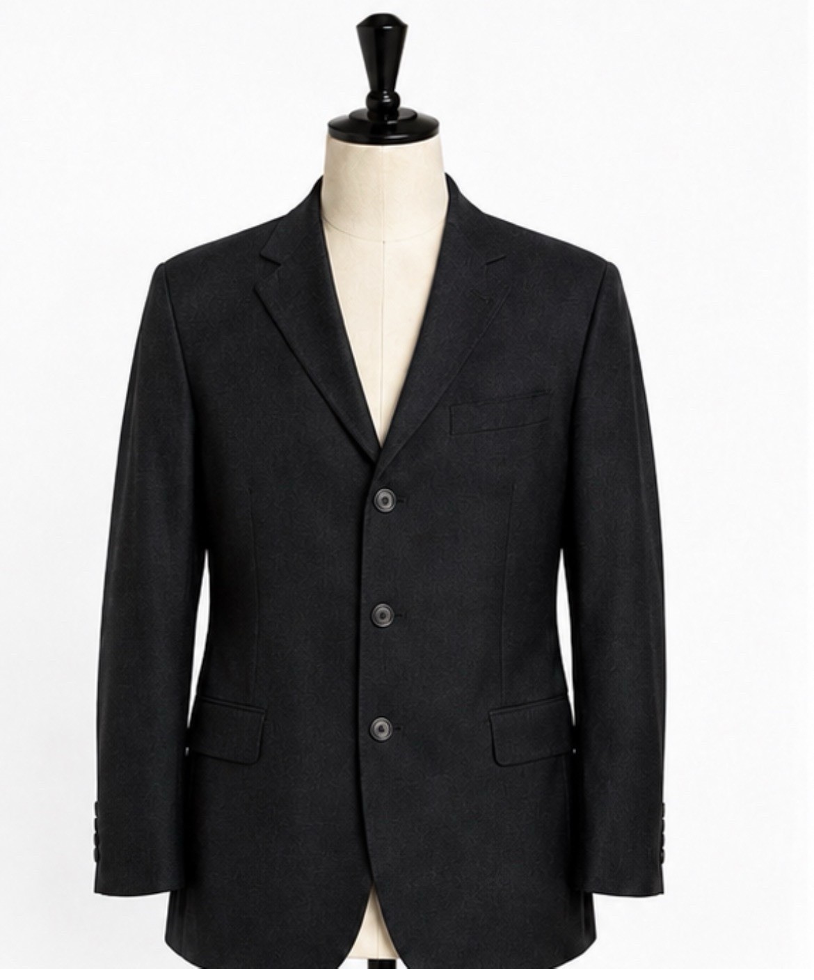 Brooks Brothers 1818 Black Blazer Sport Coat Mens 42L 100% Worsted Wool