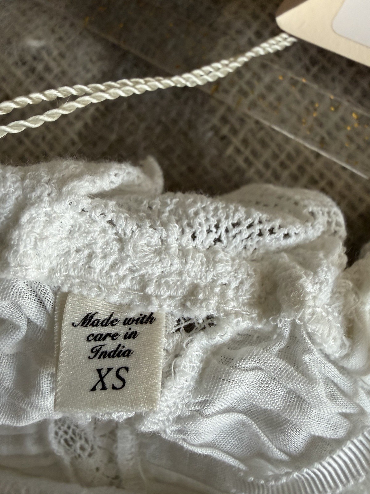 DÔEN Anneliese Dress Salt XS NWT White Lace Prairie Maxi Dress