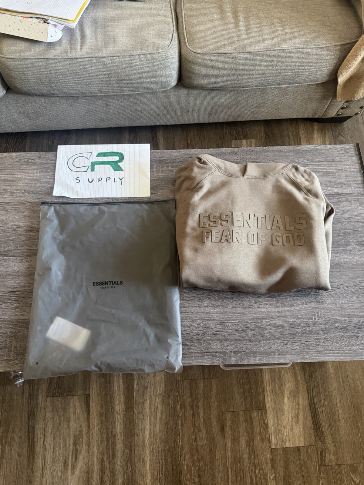 Hoodie estilo Fear of God Essentials Oversized