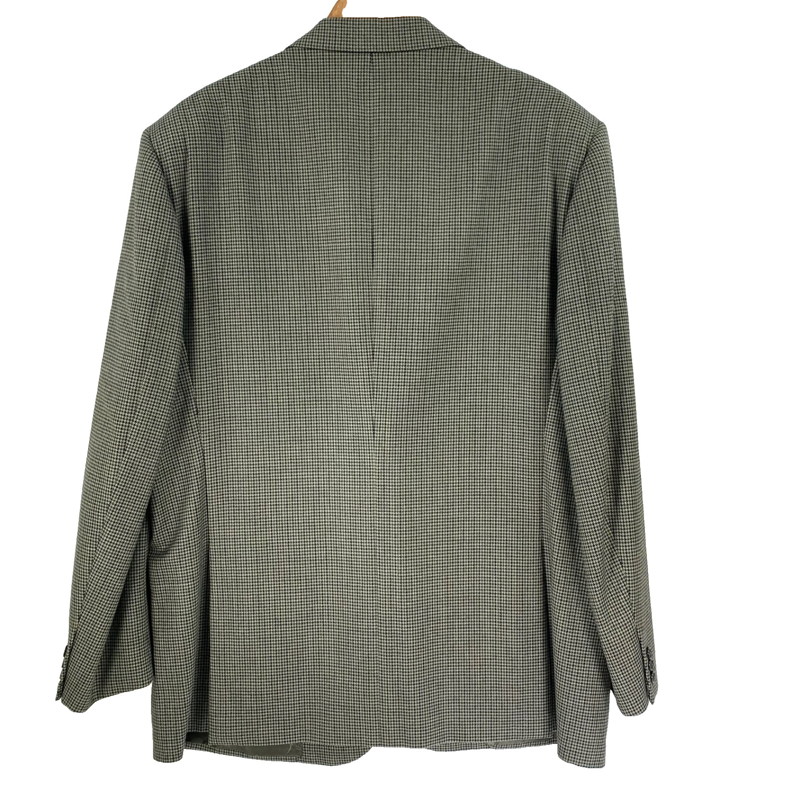 Brioni Traiano Houndstooth Blazer Jacket Mens 58/48R 90% Wool 10% Cashmere Italy