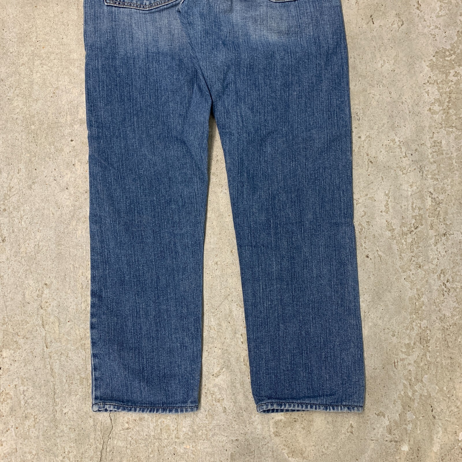 American Eagle Jeans 31×27 Blue Pants Low Rise Boot Distressed Grunge Tag 33×30