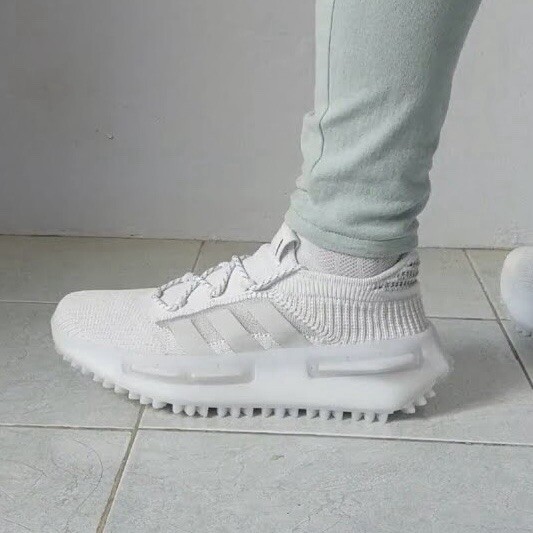 Adidas NMD S1 Men’s Sneaker Running Shoe White Athletic Trainers #652