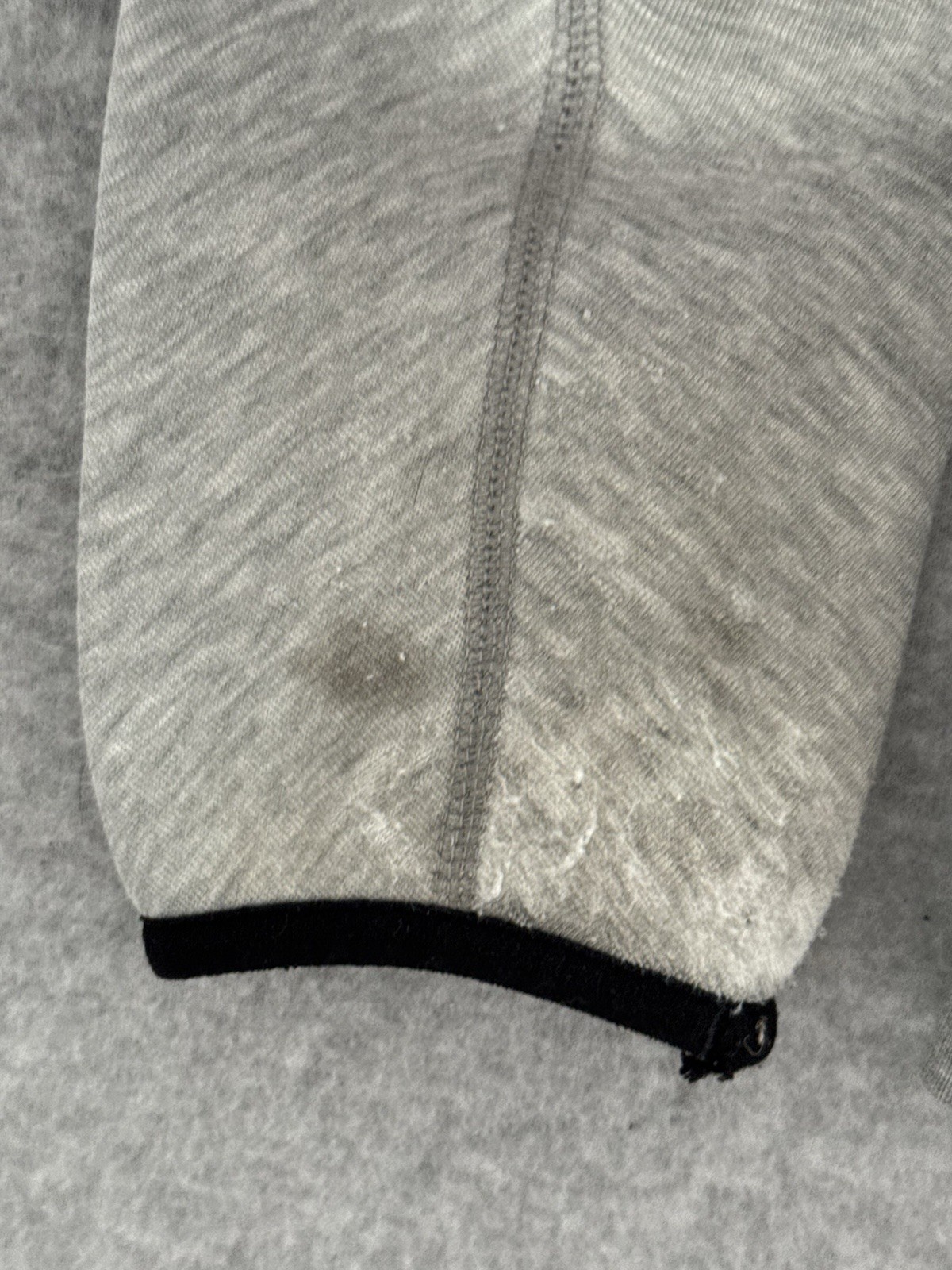 Nike Sportswear Tech Fleece Full-Zip Hoodie Jacket Gray Youth Kids Size Small