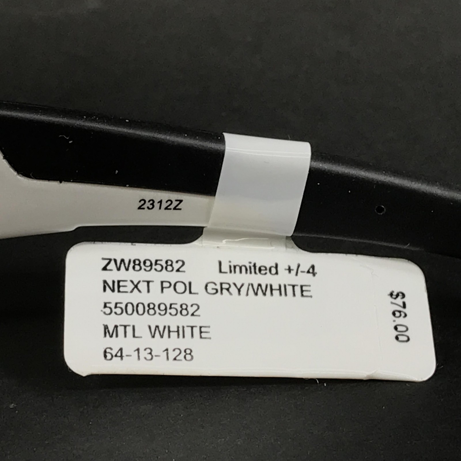 DVX by Wiley X Sunglasses NEXT ZW89582 White Z87 Frames w Black Polarized Lenses
