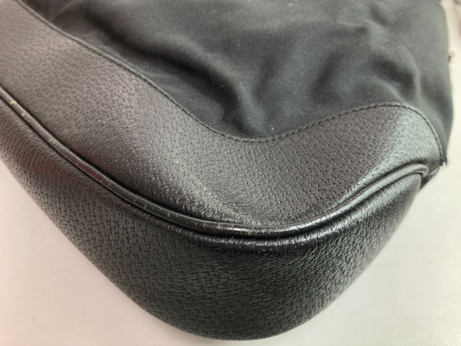 used GUCCI Jackie hobo One Shoulder Bag 001・3306・002053 Black Leather 32325