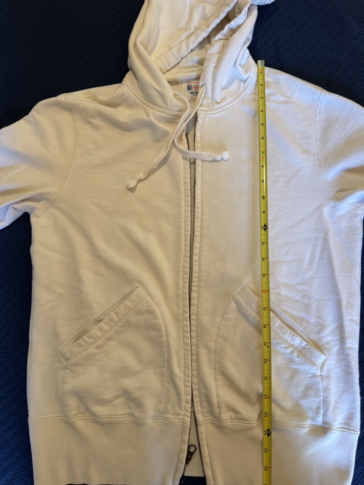 Todd Snyder x Champion Hoodie Mens LARGE 100% Cotton Full Zip Made in Canada
