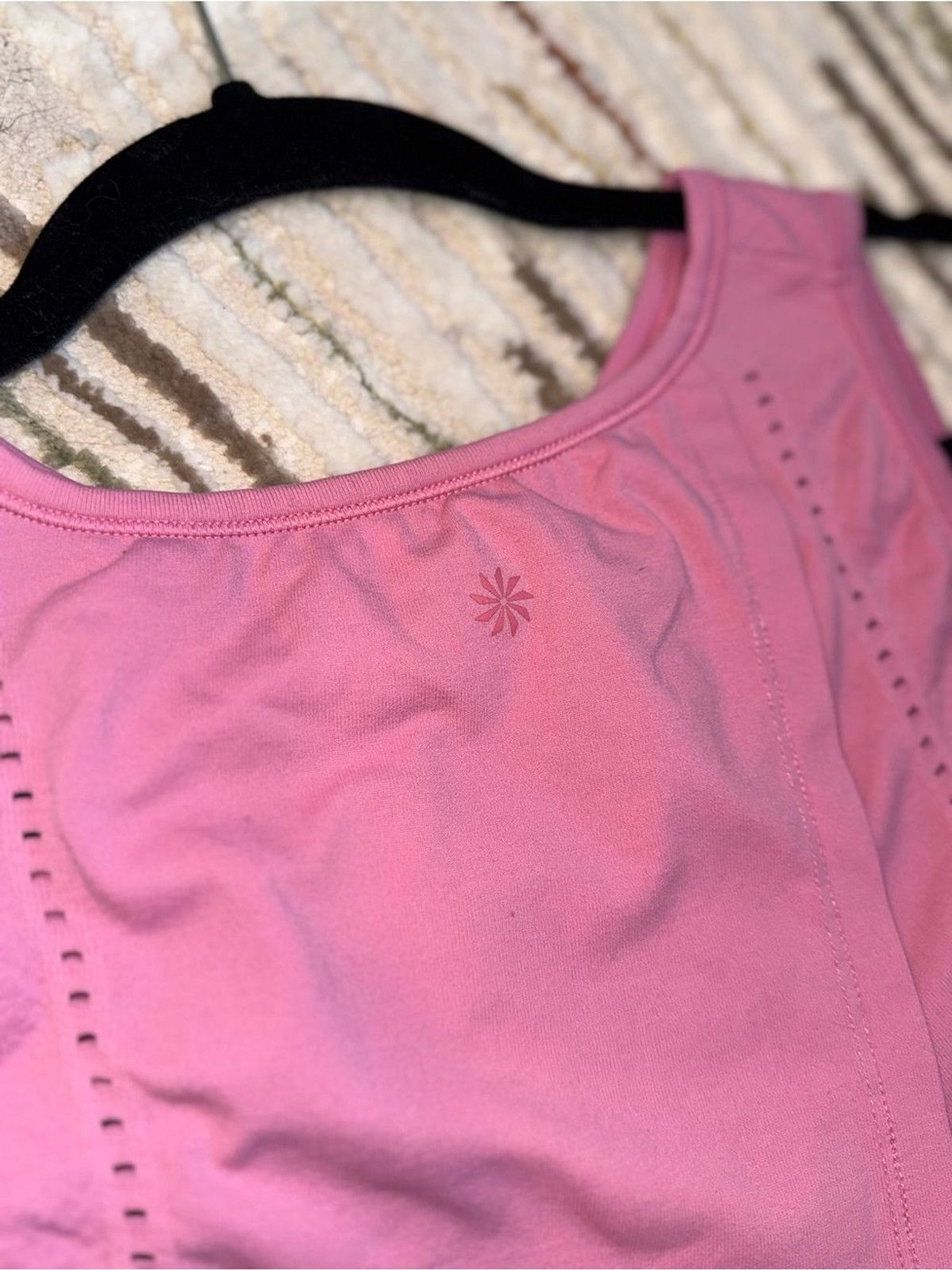 Athleta Foothill Tank Top Pink Workout Tank Activewear Yoga Gym Fitness Lounge