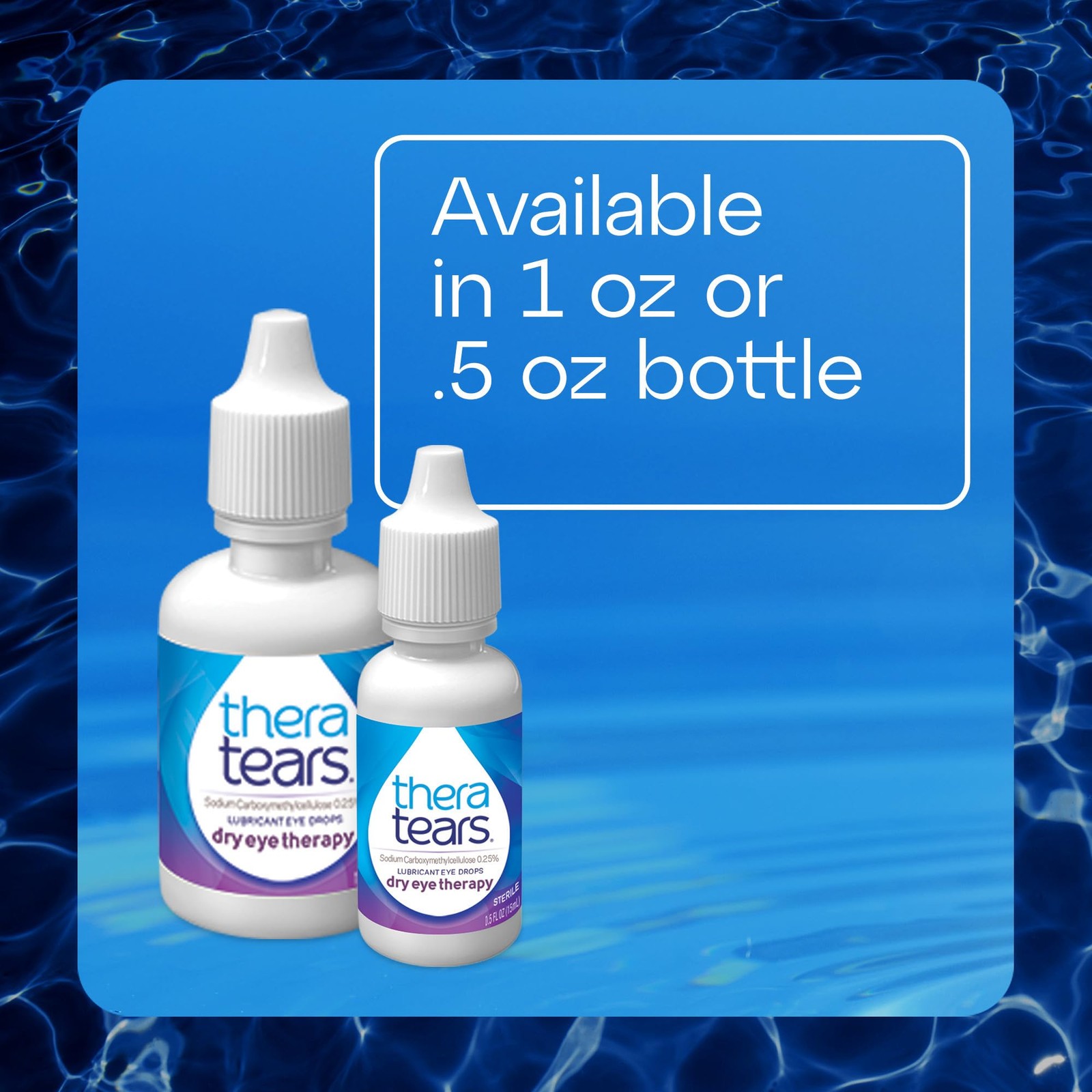 TheraTears Dry Eye Drops, Lubricating, 1 Fl Oz, 2 Pack