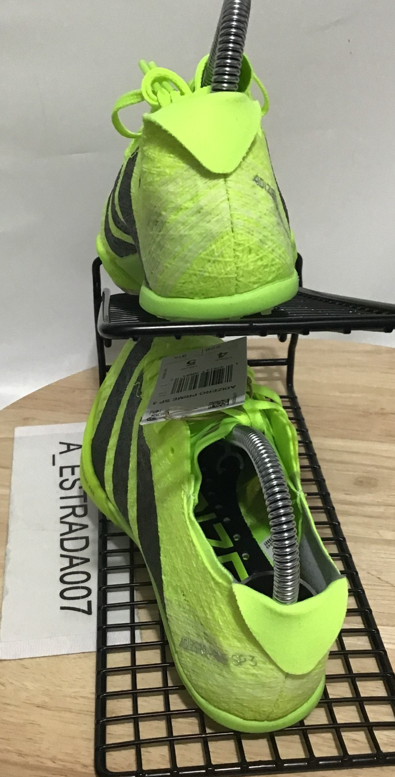 Adidas Adizero Prime SP 3 Volt Lucid Lemon Track Spikes 4 Men/5 Women – IH5800