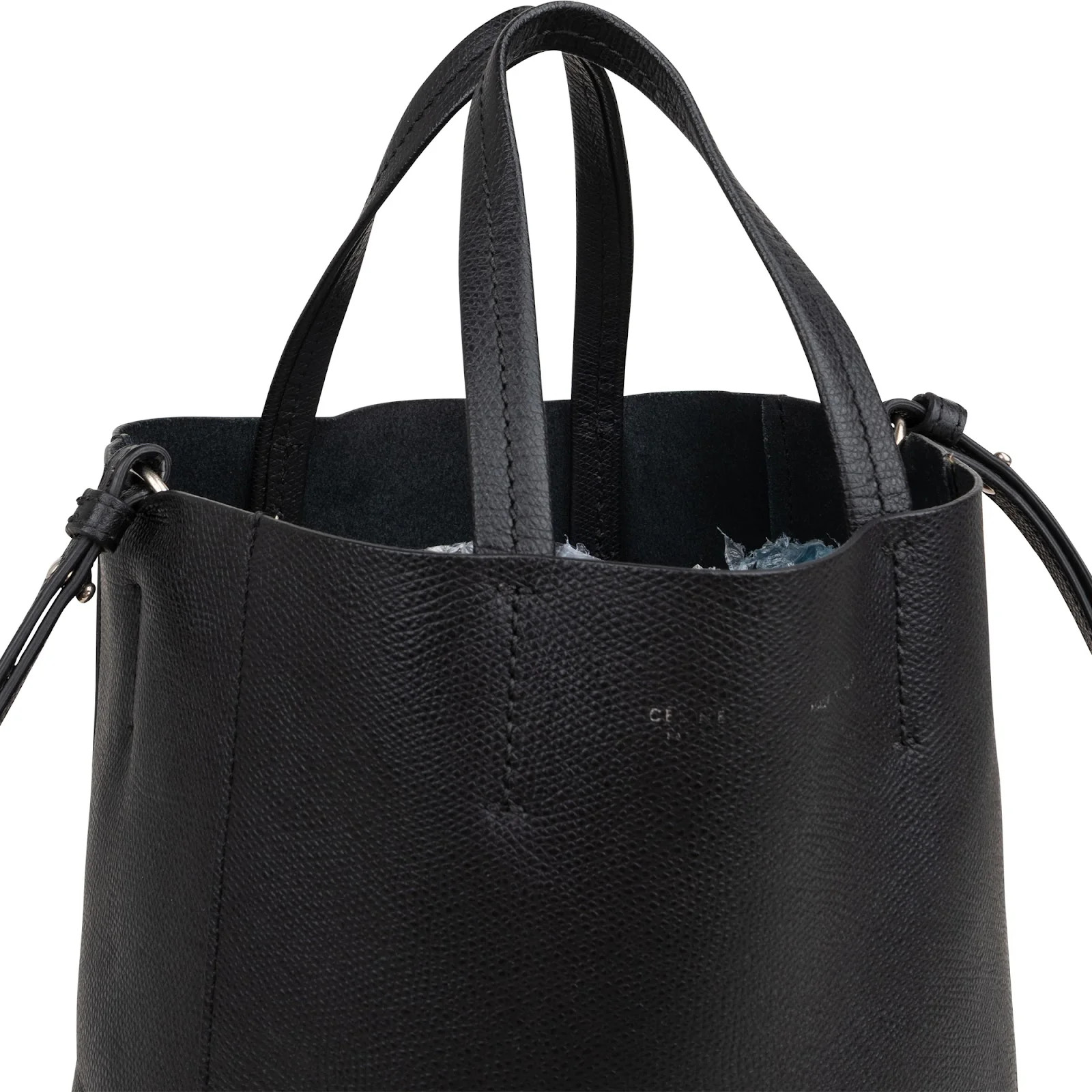 Celine Grained Calfskin Small Vertical Cabas Handbag Bag