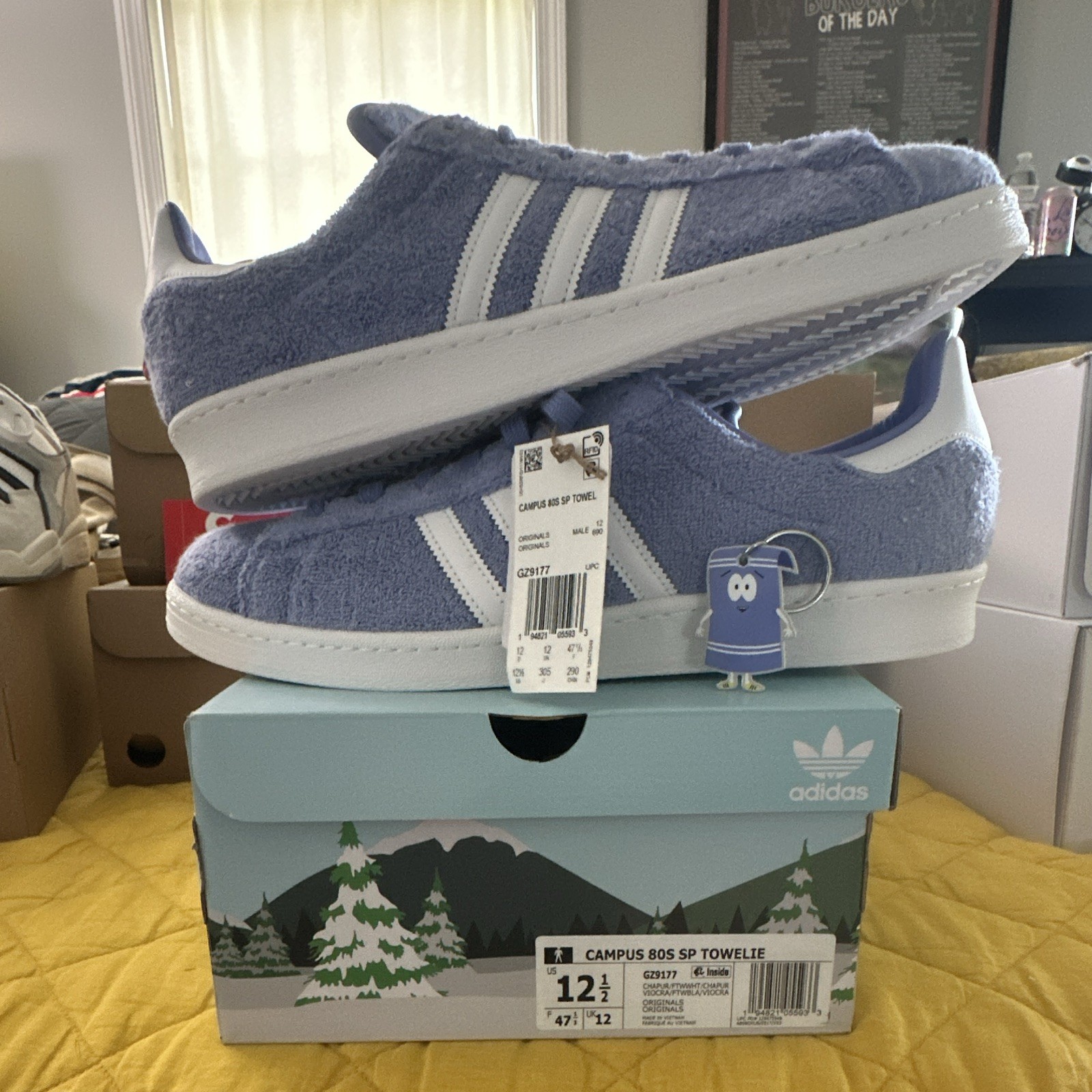 Campus 80s SP Towelie Shoes SOUTH PARK SHOES BLUE US M 12 1/2 NEW WITH TAGS