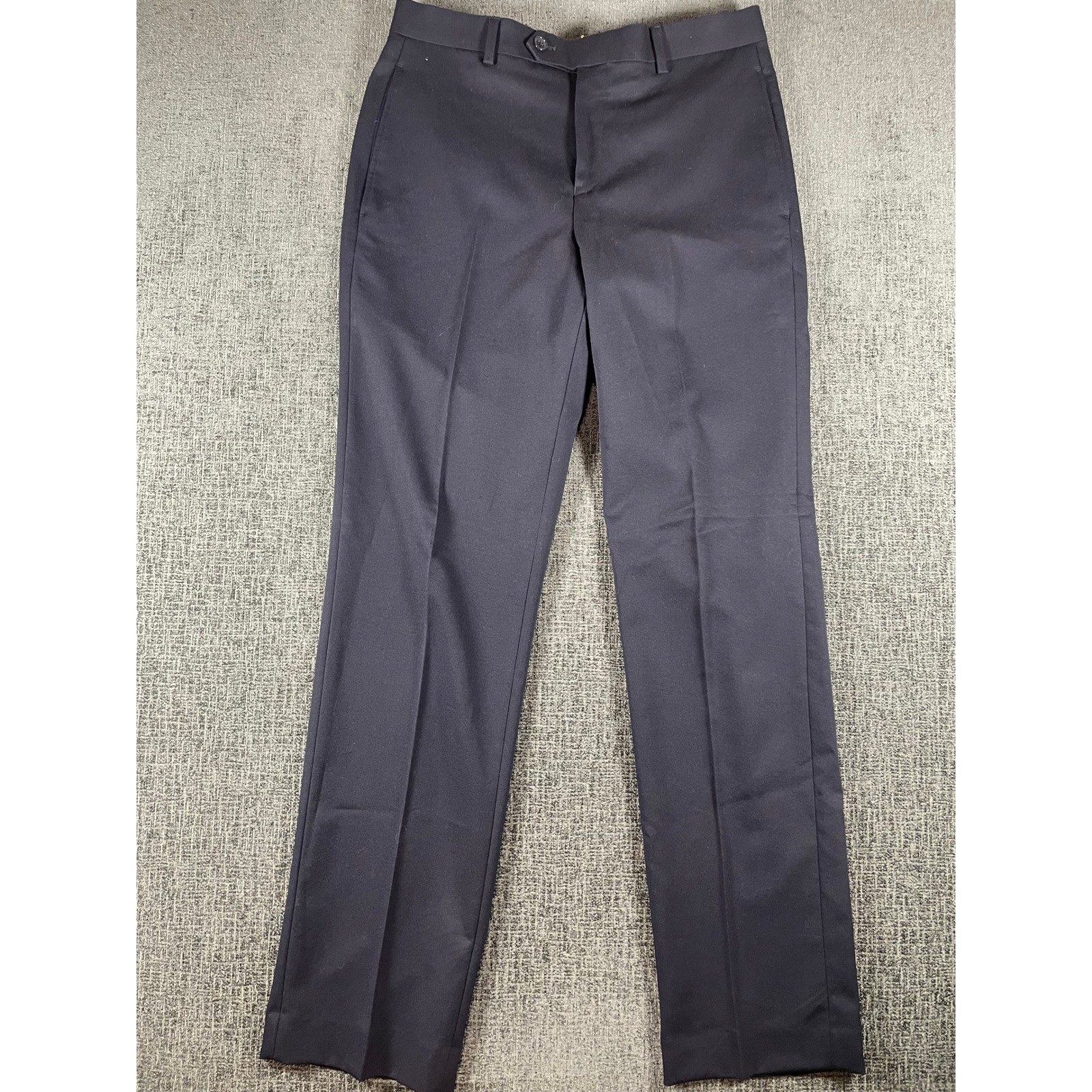 Van Heusen Mens Talon Navy Blue Dress Pants Suit Separates 30W x 29L NEW