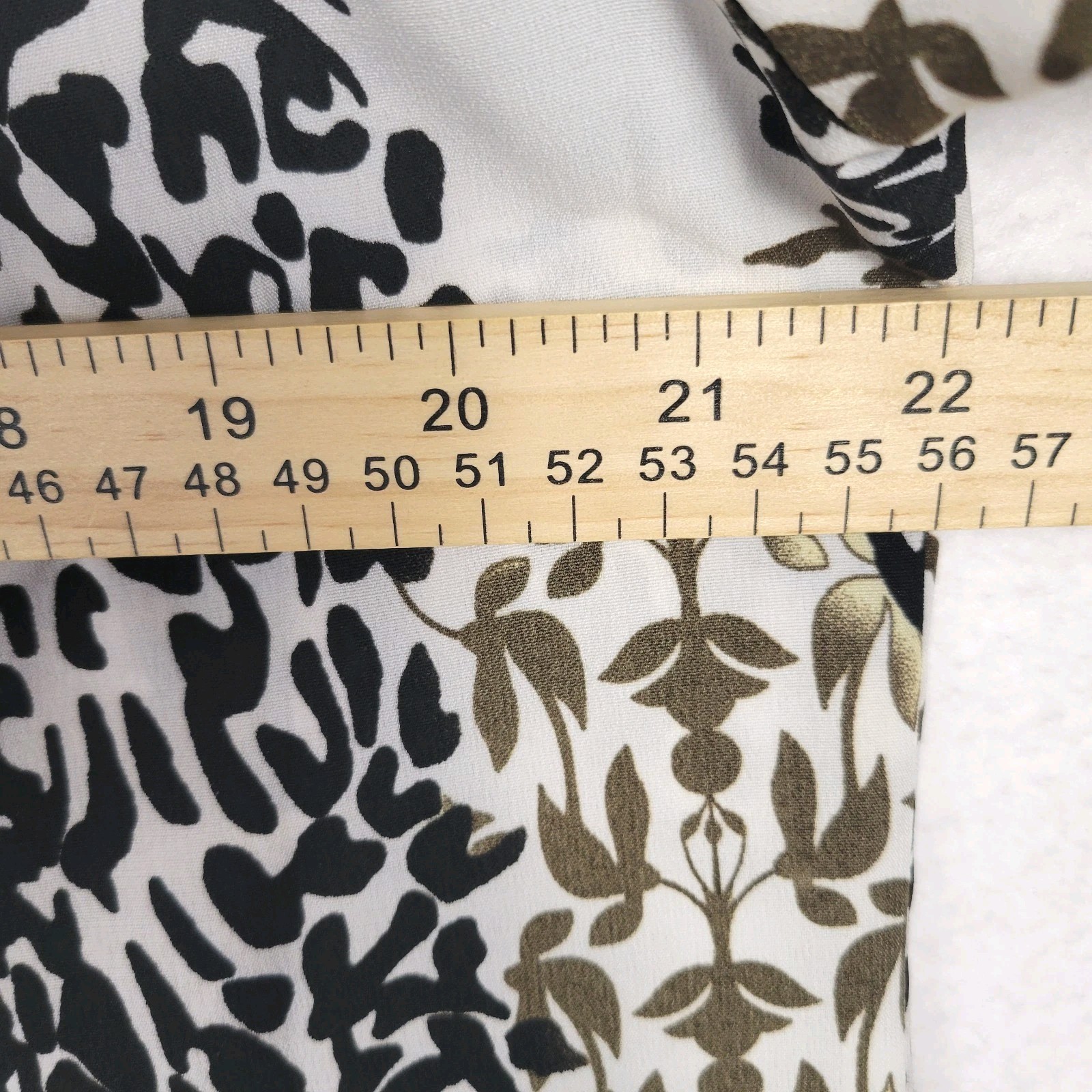 Vintage Notations Top Blouse L Leopard Cheetah Y2K Career Office Chic Statement