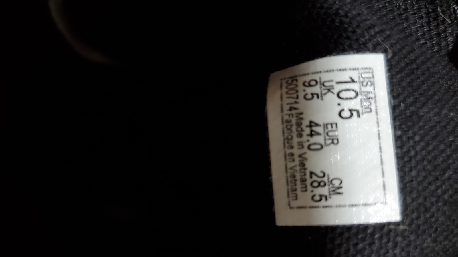 Size 10.5 – VANS Ward Suede Canvas Black White